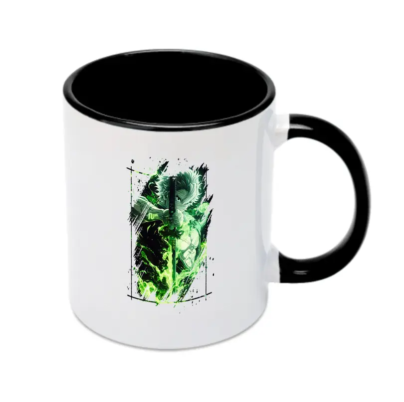 鬼滅の刃 グッズ,不死川 実弥 - カラフルマグカップ ・ 陶器 ・ 熱転写プリント ・ 鮮やかデザイン ・ 耐久性 高品質 ・ コーヒー お茶 ギフト用