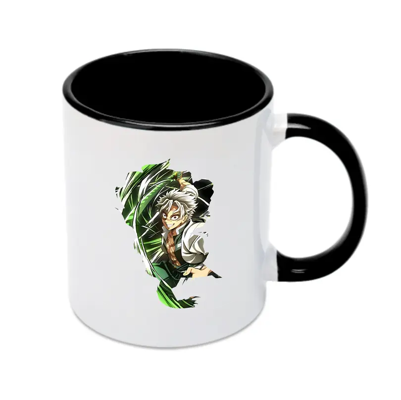 鬼滅の刃 グッズ,不死川 実弥 - カラフルマグカップ ・ 陶器 ・ 熱転写プリント ・ 鮮やかデザイン ・ 耐久性 高品質 ・ コーヒー お茶 ギフト用
