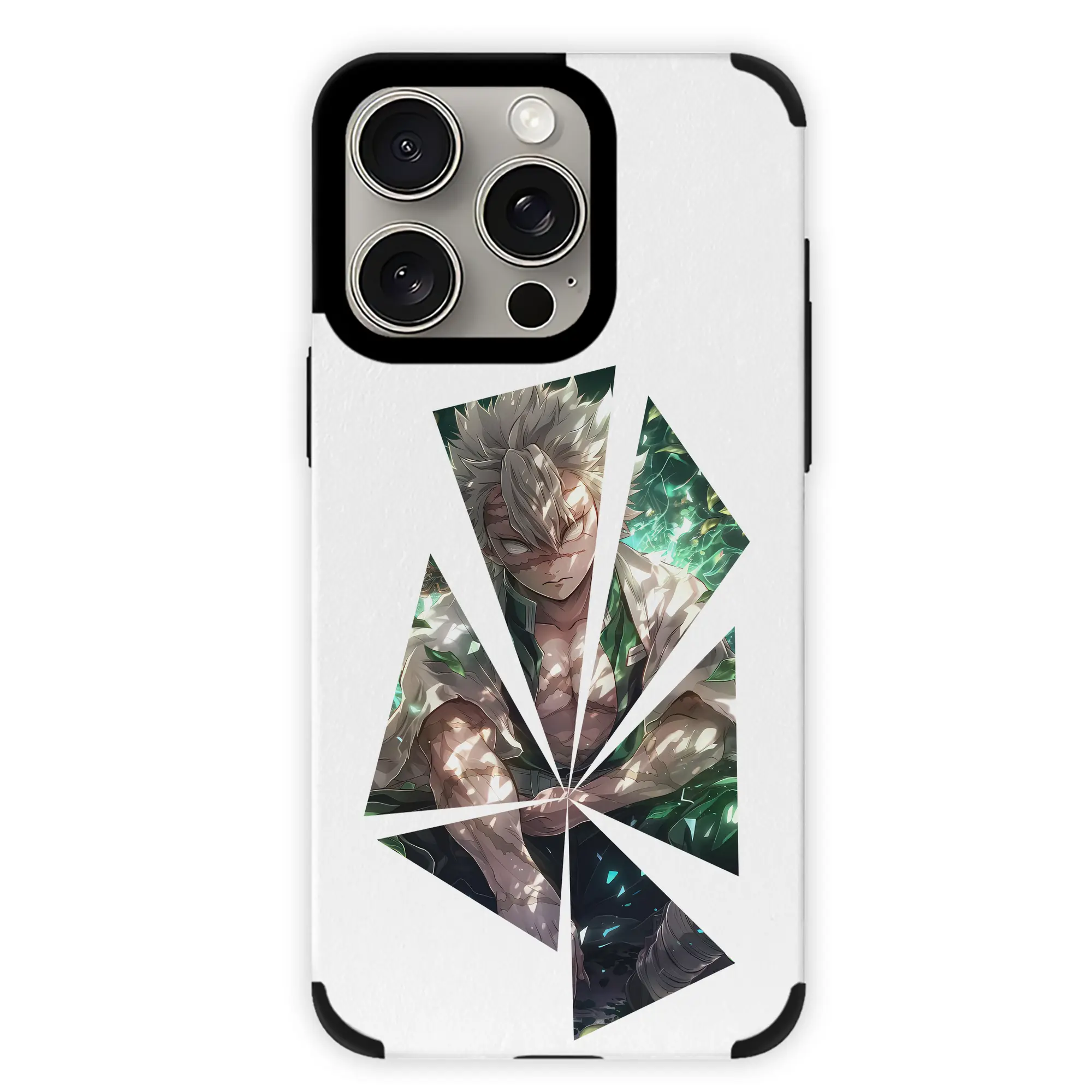 鬼滅の刃 グッズ,不死川 実弥 - IPhone15ProMax対応 ・ PUレザースマホケース ・ 耐衝撃 ・ 黄変防止 ・ 360度全面保護 ・ 柔らか手触り ・ 3D立体ボタン