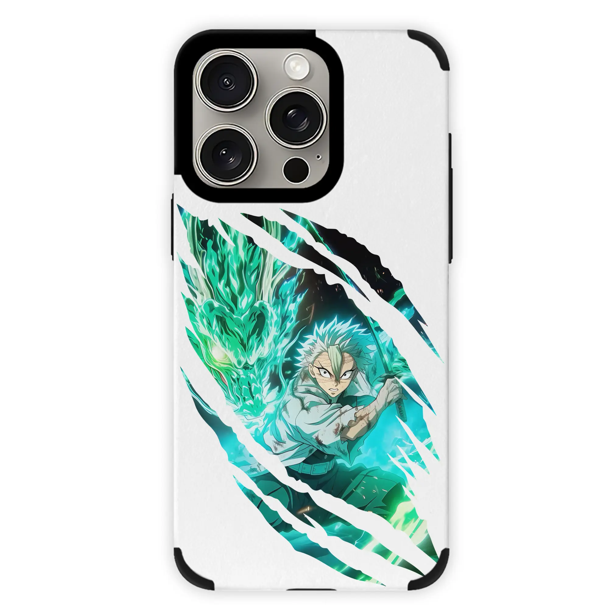 鬼滅の刃 グッズ,不死川 実弥 - IPhone15ProMax対応 ・ PUレザースマホケース ・ 耐衝撃 ・ 黄変防止 ・ 360度全面保護 ・ 柔らか手触り ・ 3D立体ボタン