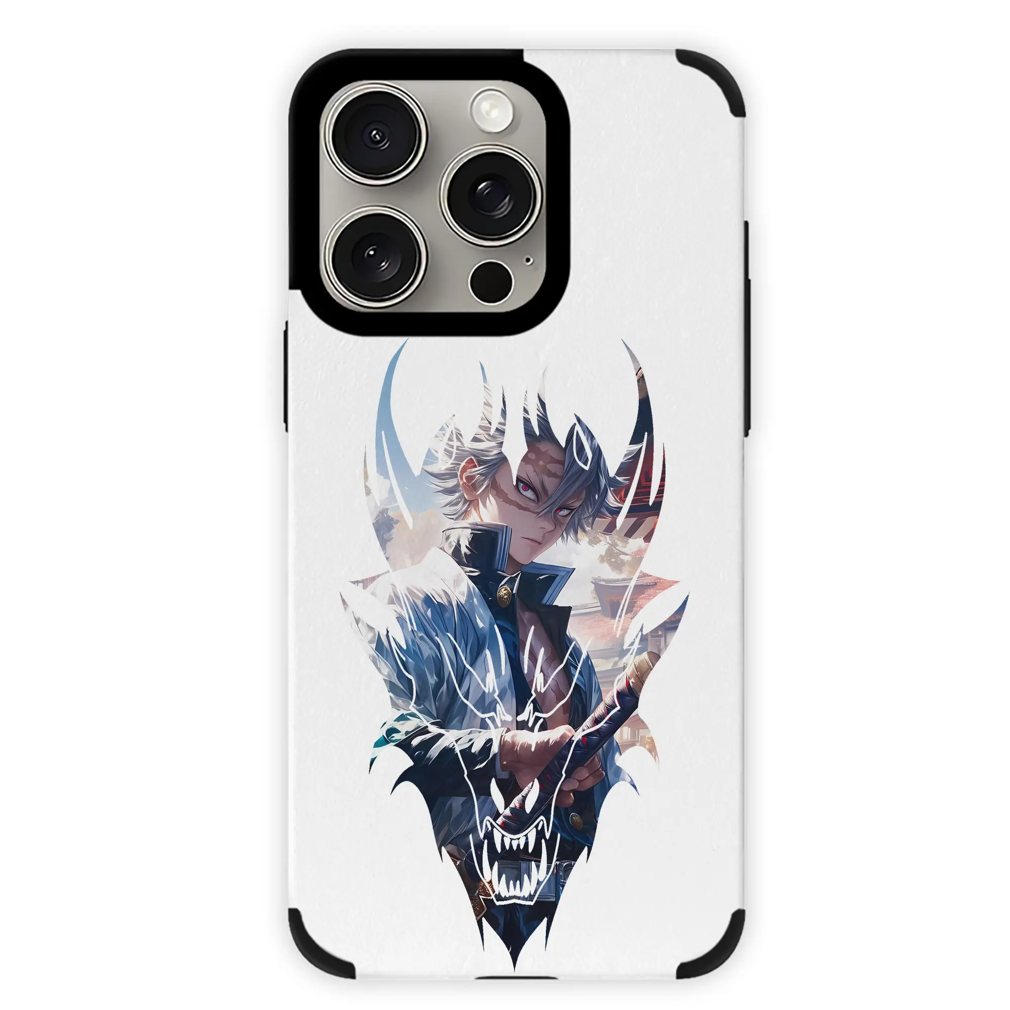 鬼滅の刃 グッズ,不死川 実弥 - IPhone15ProMax対応 ・ PUレザースマホケース ・ 耐衝撃 ・ 黄変防止 ・ 360度全面保護 ・ 柔らか手触り ・ 3D立体ボタン