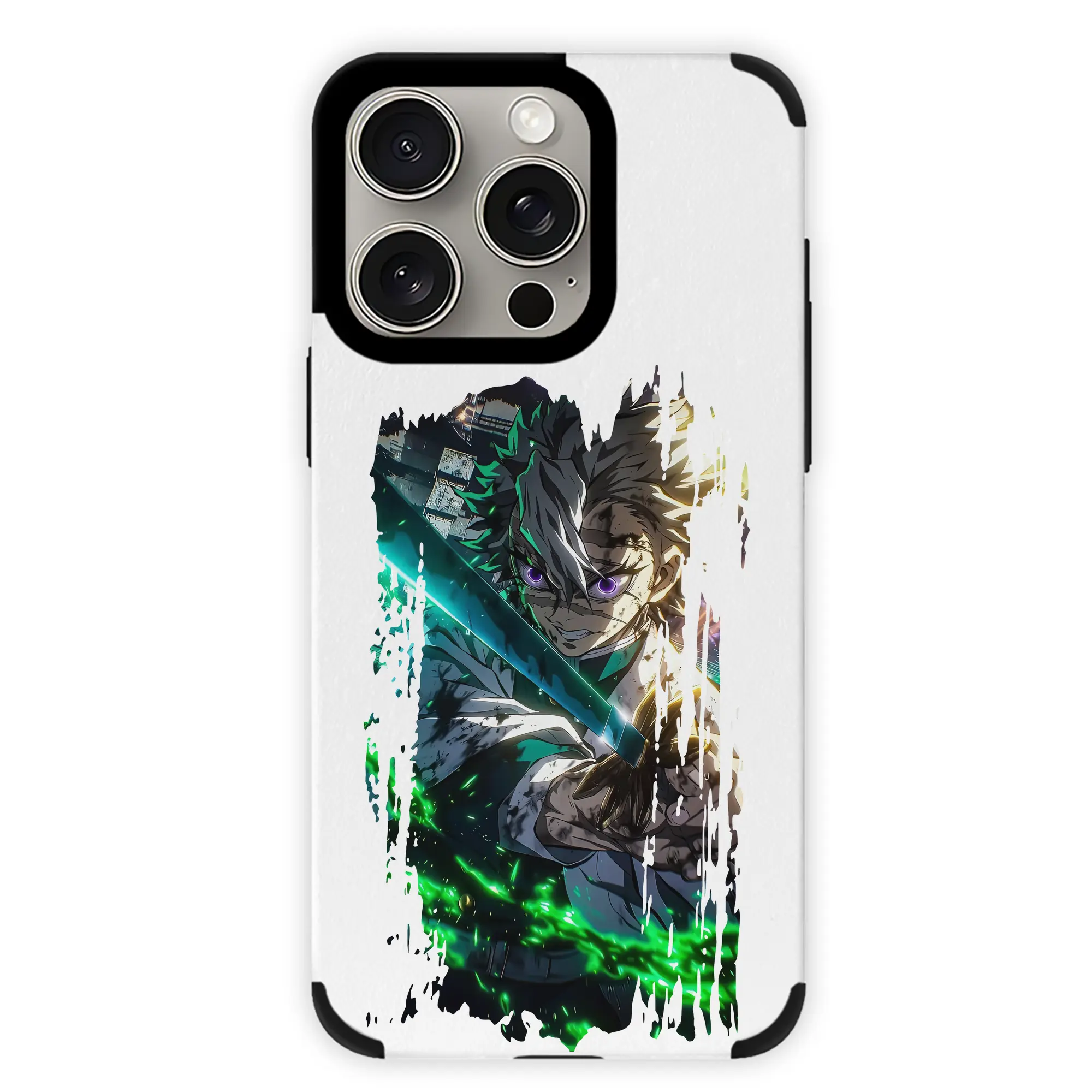 鬼滅の刃 グッズ,不死川 実弥 - IPhone15ProMax対応 ・ PUレザースマホケース ・ 耐衝撃 ・ 黄変防止 ・ 360度全面保護 ・ 柔らか手触り ・ 3D立体ボタン