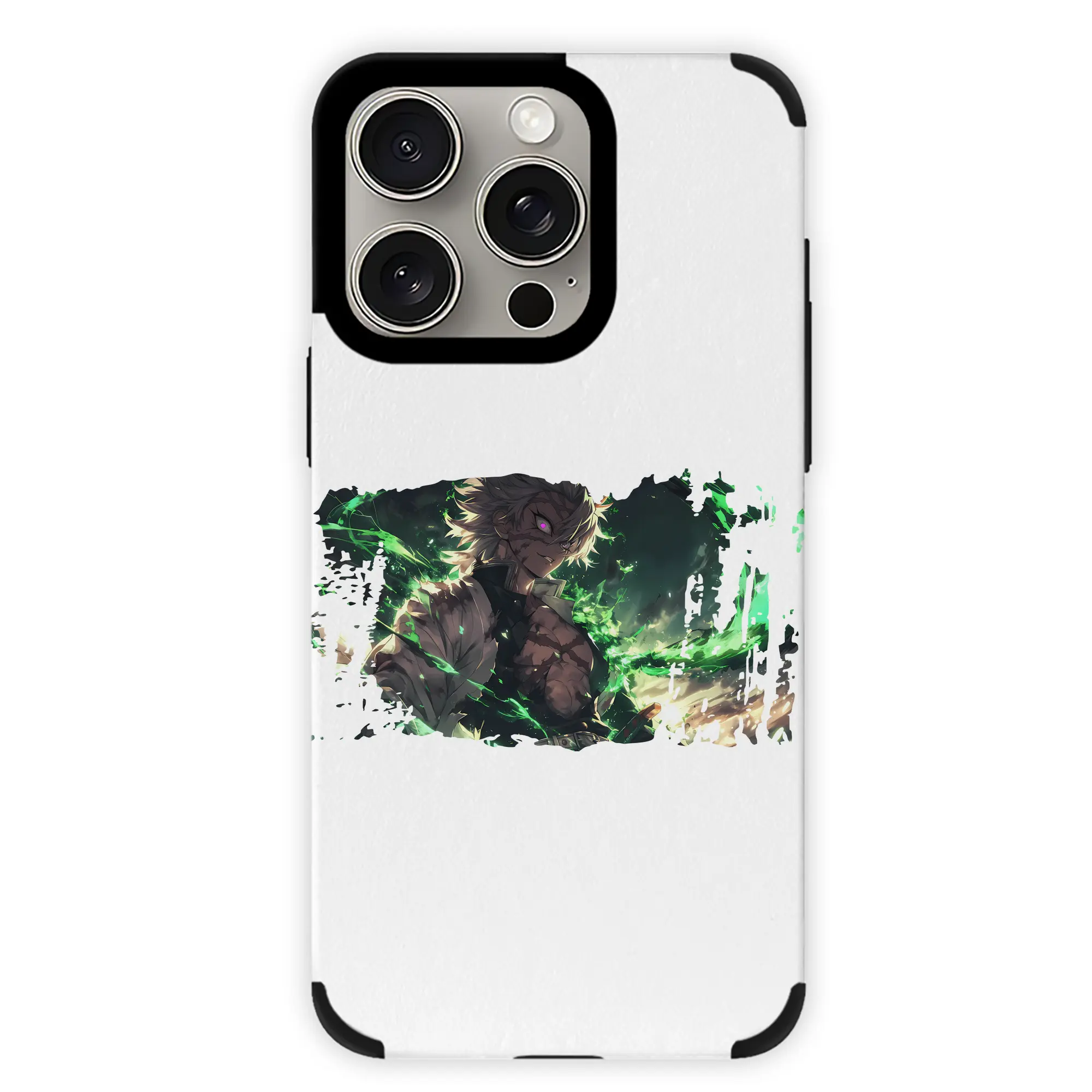 鬼滅の刃 グッズ,不死川 実弥 - IPhone15ProMax対応 ・ PUレザースマホケース ・ 耐衝撃 ・ 黄変防止 ・ 360度全面保護 ・ 柔らか手触り ・ 3D立体ボタン