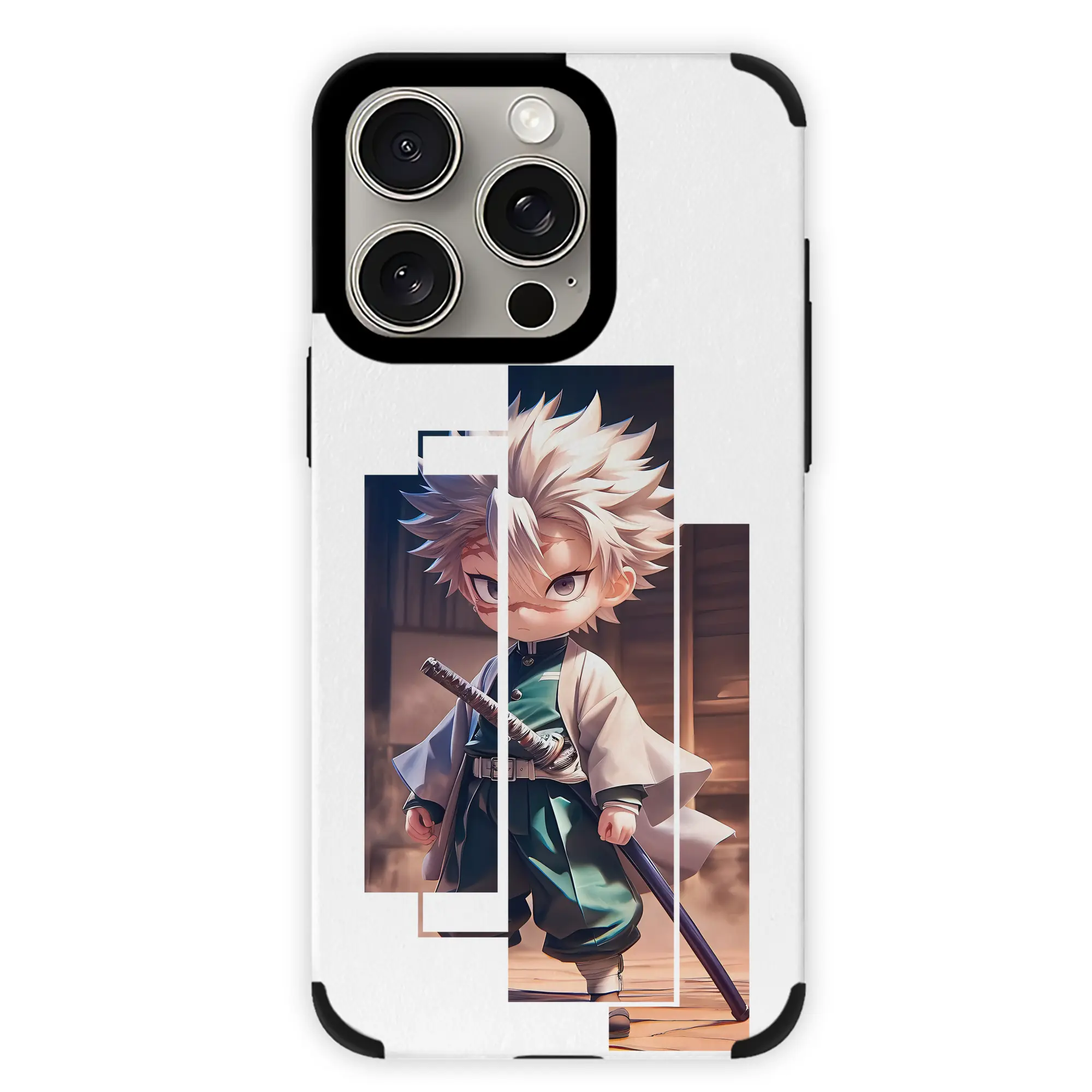 鬼滅の刃 グッズ,不死川 実弥 - IPhone15ProMax対応 ・ PUレザースマホケース ・ 耐衝撃 ・ 黄変防止 ・ 360度全面保護 ・ 柔らか手触り ・ 3D立体ボタン