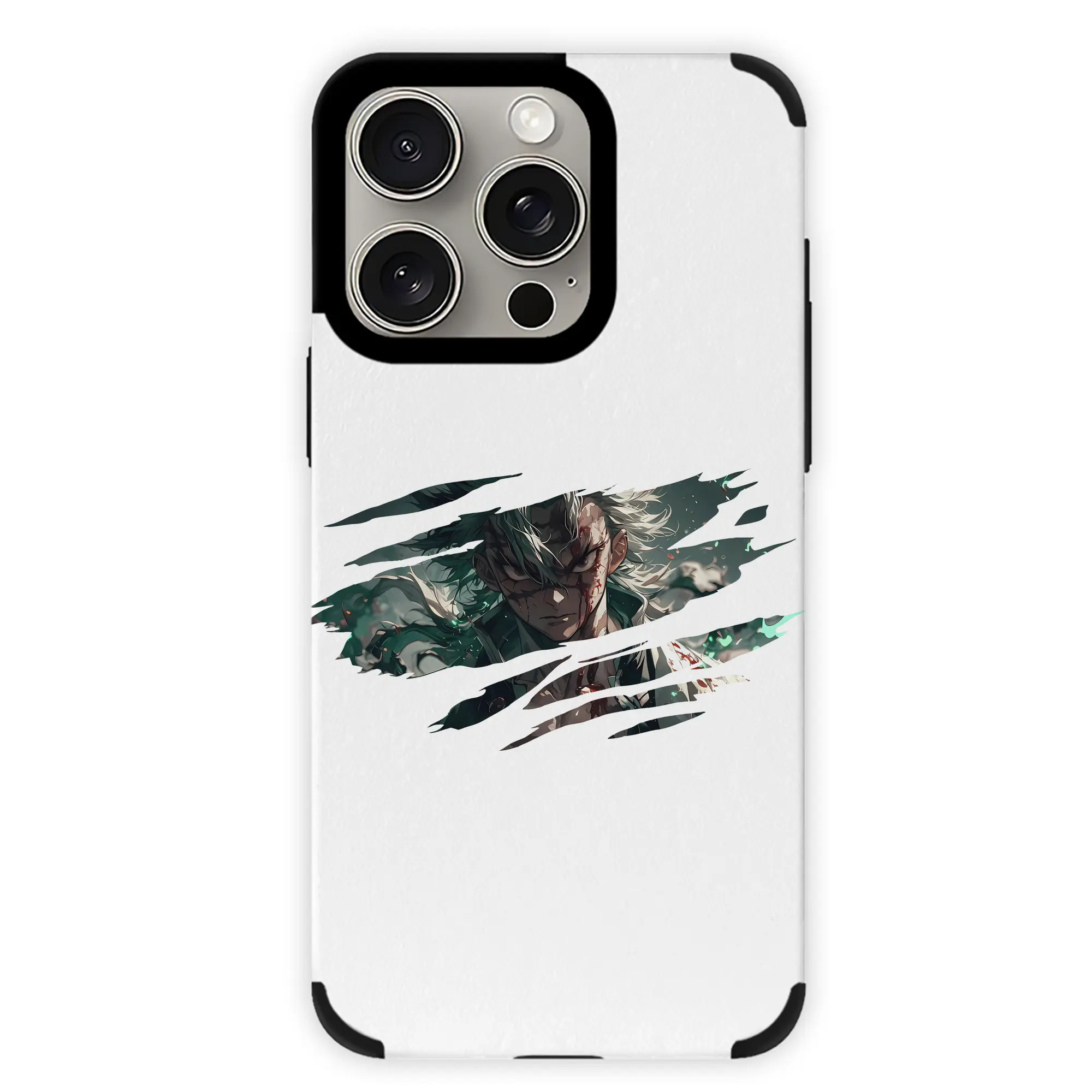 鬼滅の刃 グッズ,不死川 実弥 - IPhone15ProMax対応 ・ PUレザースマホケース ・ 耐衝撃 ・ 黄変防止 ・ 360度全面保護 ・ 柔らか手触り ・ 3D立体ボタン