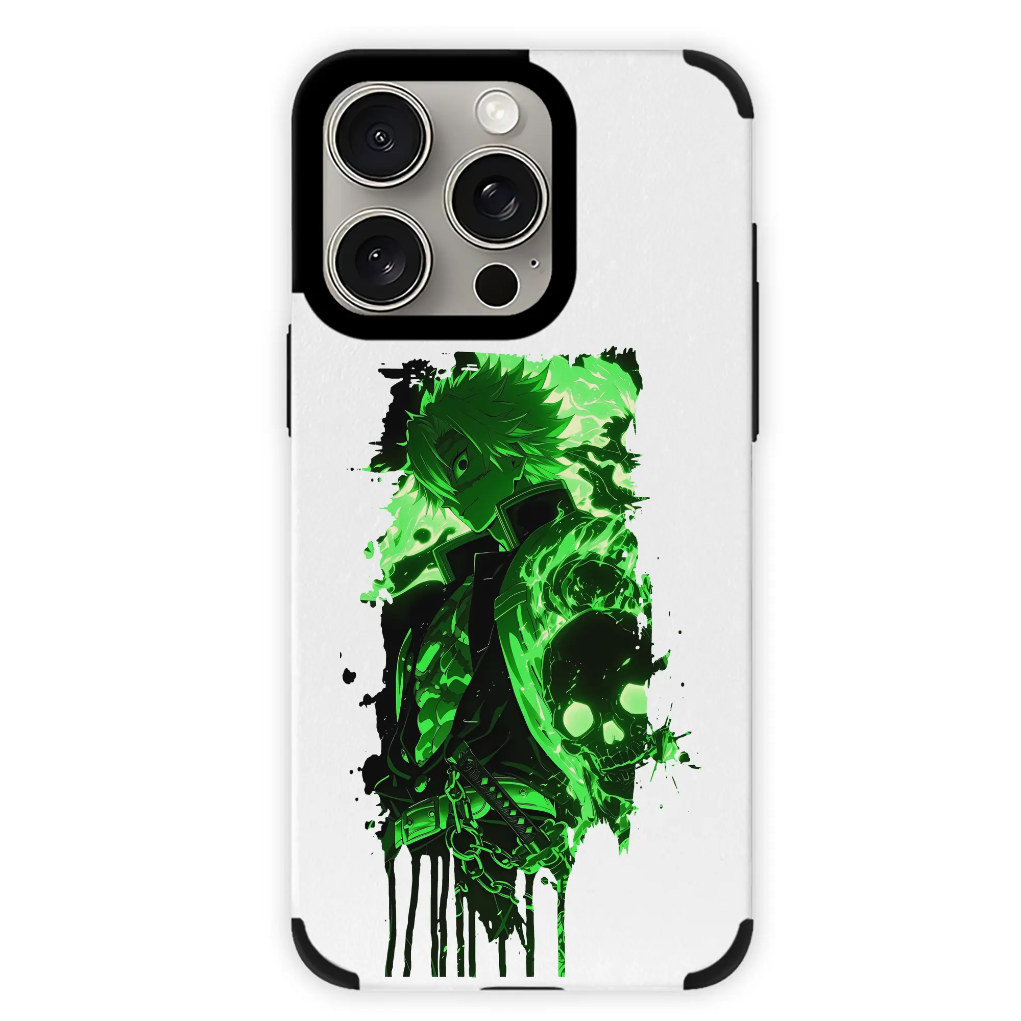 鬼滅の刃 グッズ,不死川 実弥 - IPhone15ProMax対応 ・ PUレザースマホケース ・ 耐衝撃 ・ 黄変防止 ・ 360度全面保護 ・ 柔らか手触り ・ 3D立体ボタン