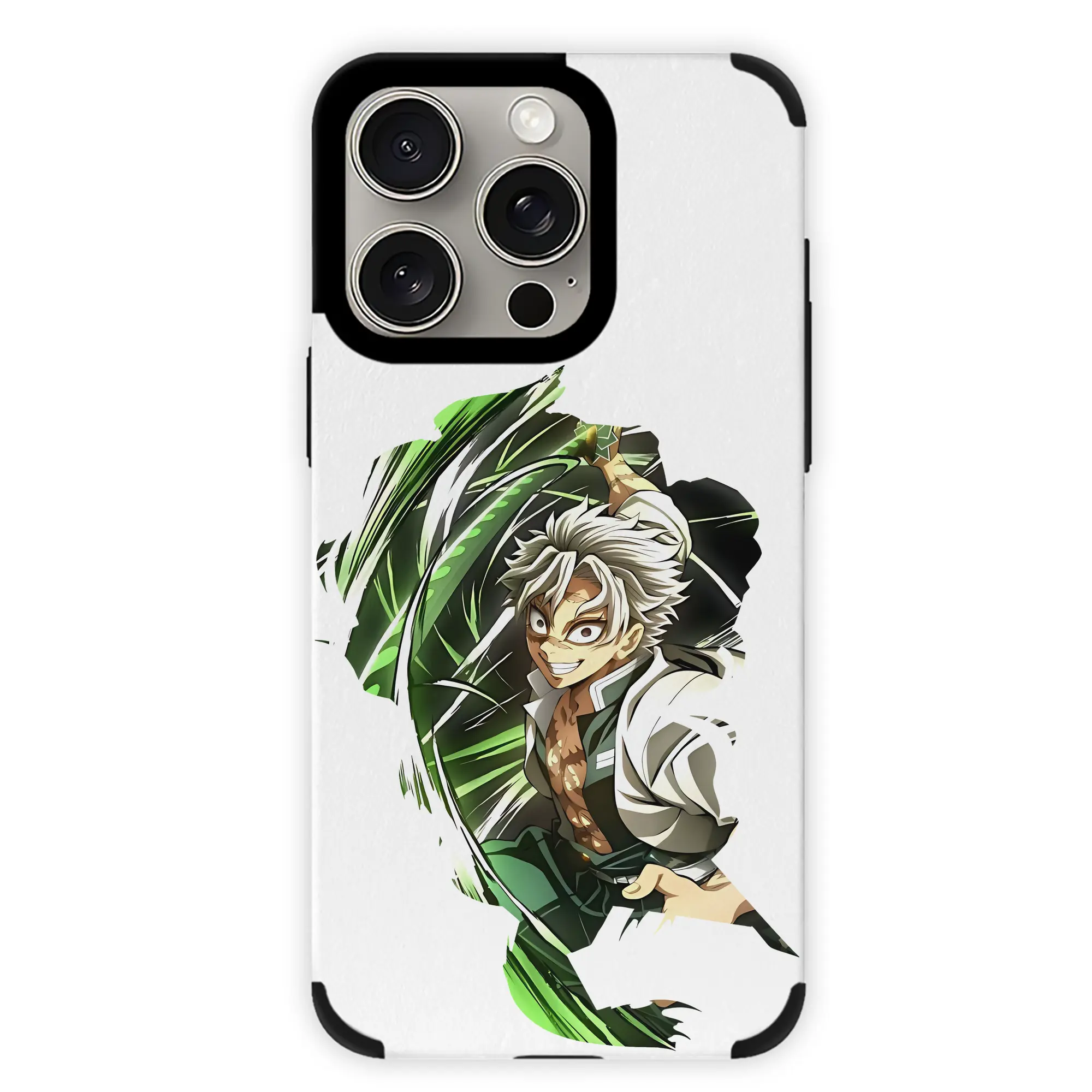 鬼滅の刃 グッズ,不死川 実弥 - IPhone15ProMax対応 ・ PUレザースマホケース ・ 耐衝撃 ・ 黄変防止 ・ 360度全面保護 ・ 柔らか手触り ・ 3D立体ボタン