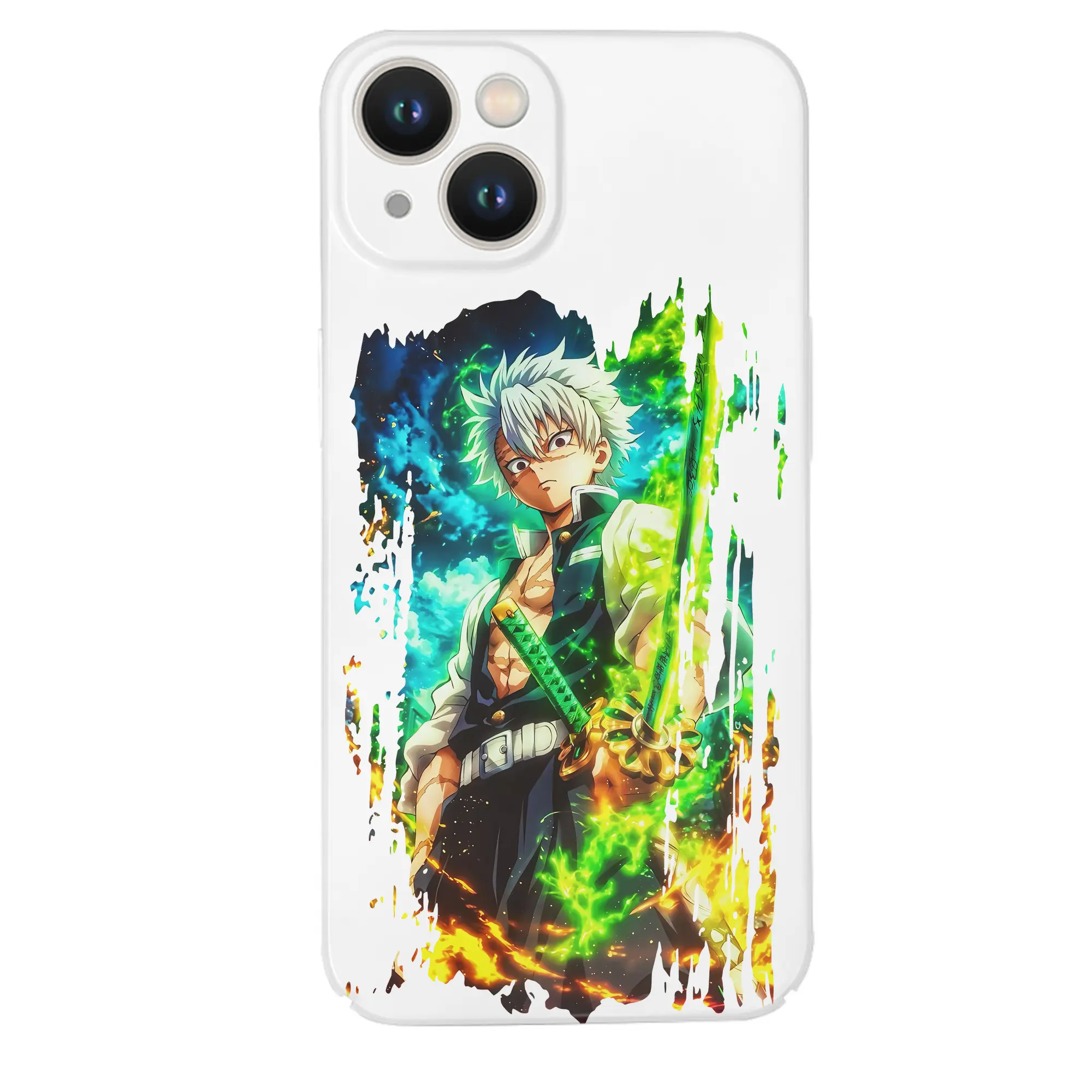 鬼滅の刃 グッズ,不死川 実弥 - IPhone 14シリーズ対応 ・ ハードケース ・ 衝撃吸収 ・ 360度密着 ・ カメラ保護 ・ 高品質プラスチック ・ 快適操作