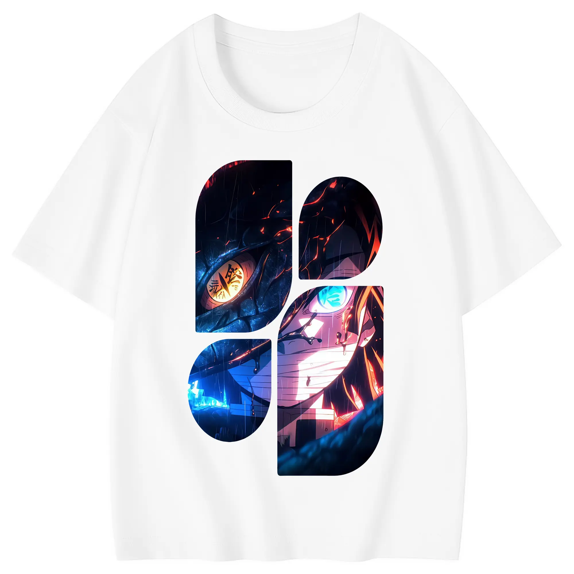 鬼滅の刃 グッズ,伊黒 小芭内 - 綿100％ キッズTシャツ ・ フロントプリント ・ 快適 通気性 ・ スポーツ カジュアル 散歩用