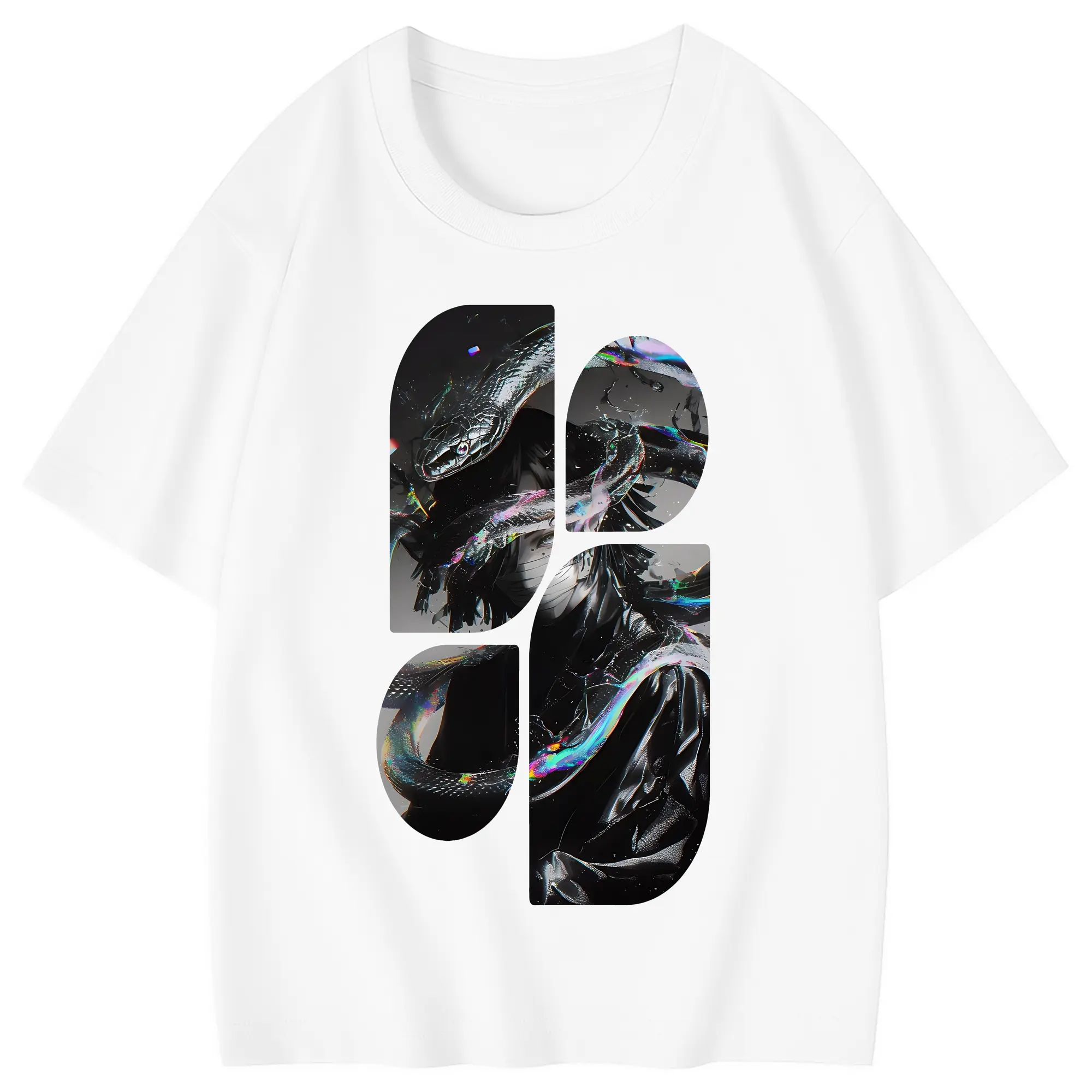 鬼滅の刃 グッズ,伊黒 小芭内 - 綿100％ キッズTシャツ ・ フロントプリント ・ 快適 通気性 ・ スポーツ カジュアル 散歩用