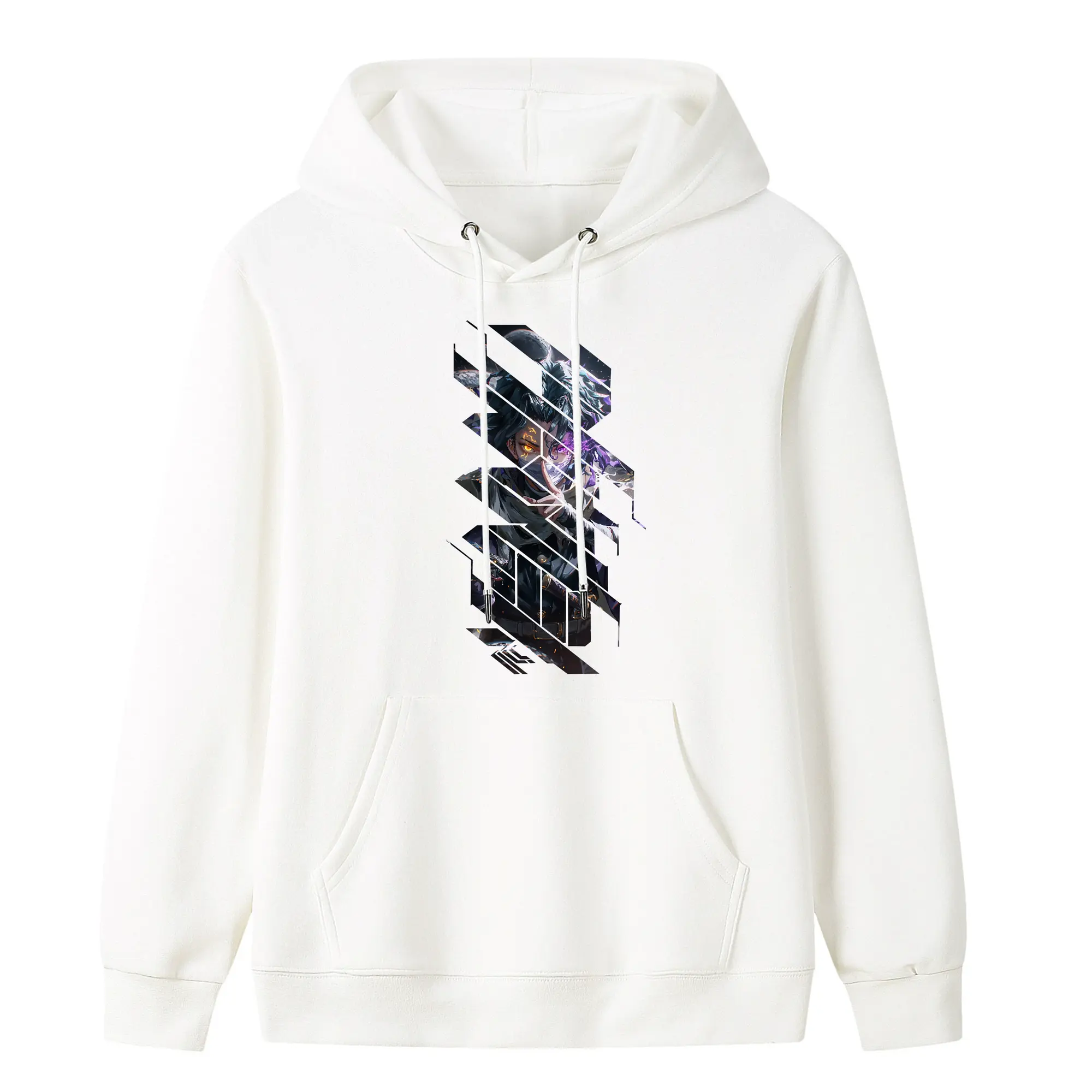 鬼滅の刃 グッズ,伊黒 小芭内 - キッズ フード付きパーカー ・ フロントプリント ・ ポリエステル100％ ・ 快適 通学 スポーツ 日常使い お散歩用