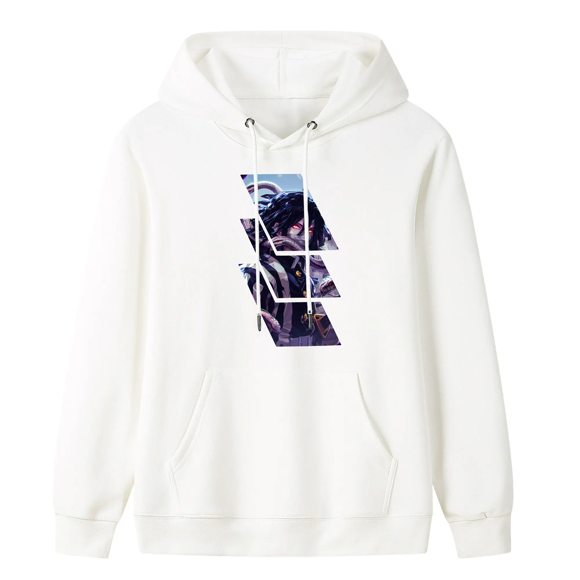 鬼滅の刃 グッズ,伊黒 小芭内 - キッズ フード付きパーカー ・ フロントプリント ・ ポリエステル100％ ・ 快適 通学 スポーツ 日常使い お散歩用