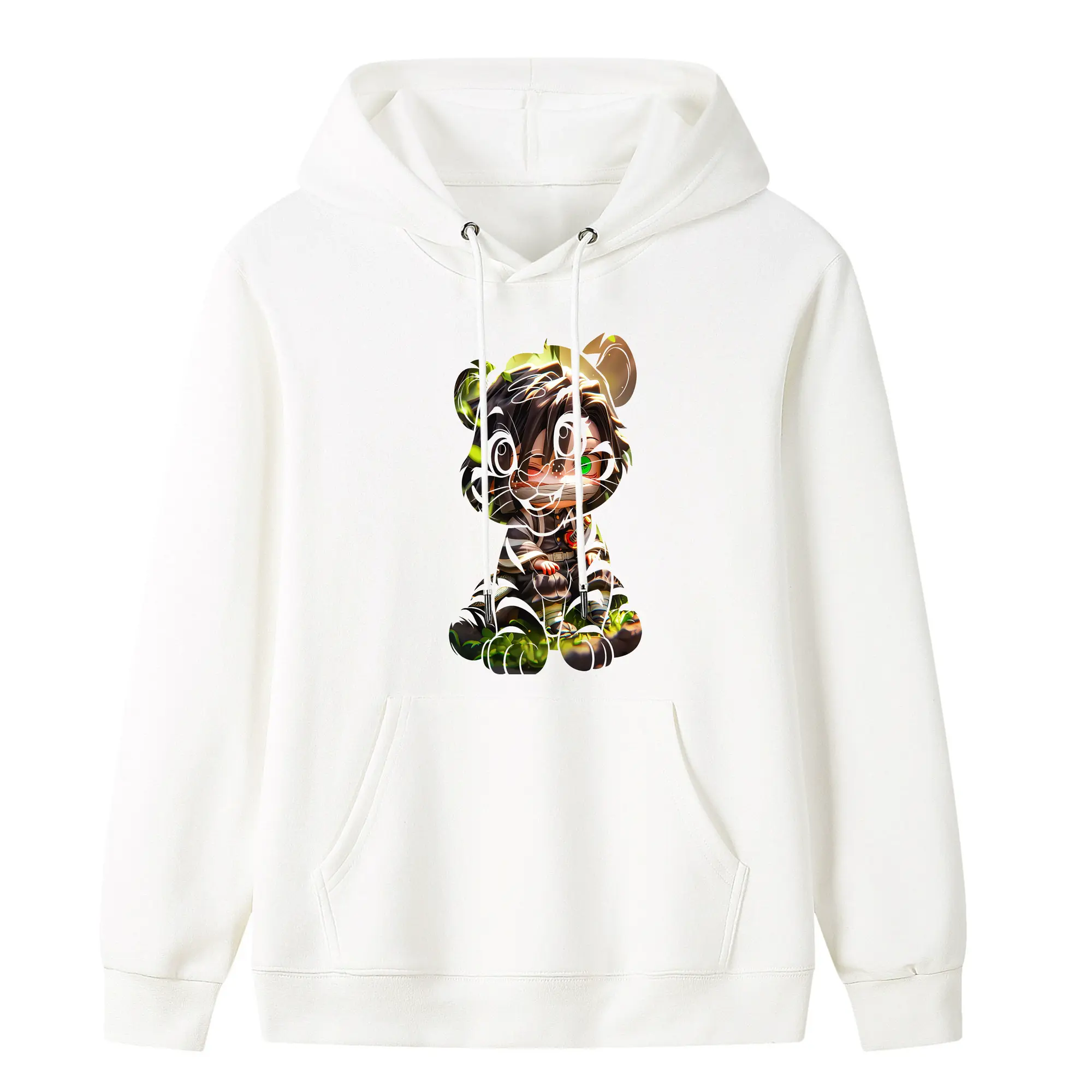 鬼滅の刃 グッズ,伊黒 小芭内 - キッズ フード付きパーカー ・ フロントプリント ・ ポリエステル100％ ・ 快適 通学 スポーツ 日常使い お散歩用