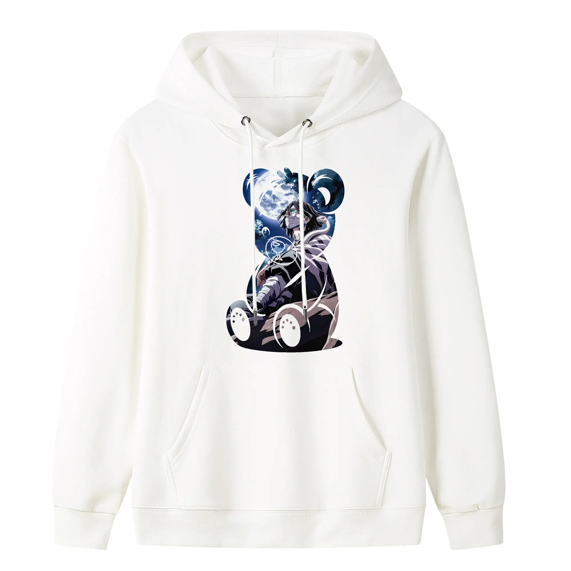 鬼滅の刃 グッズ,伊黒 小芭内 - キッズ フード付きパーカー ・ フロントプリント ・ ポリエステル100％ ・ 快適 通学 スポーツ 日常使い お散歩用