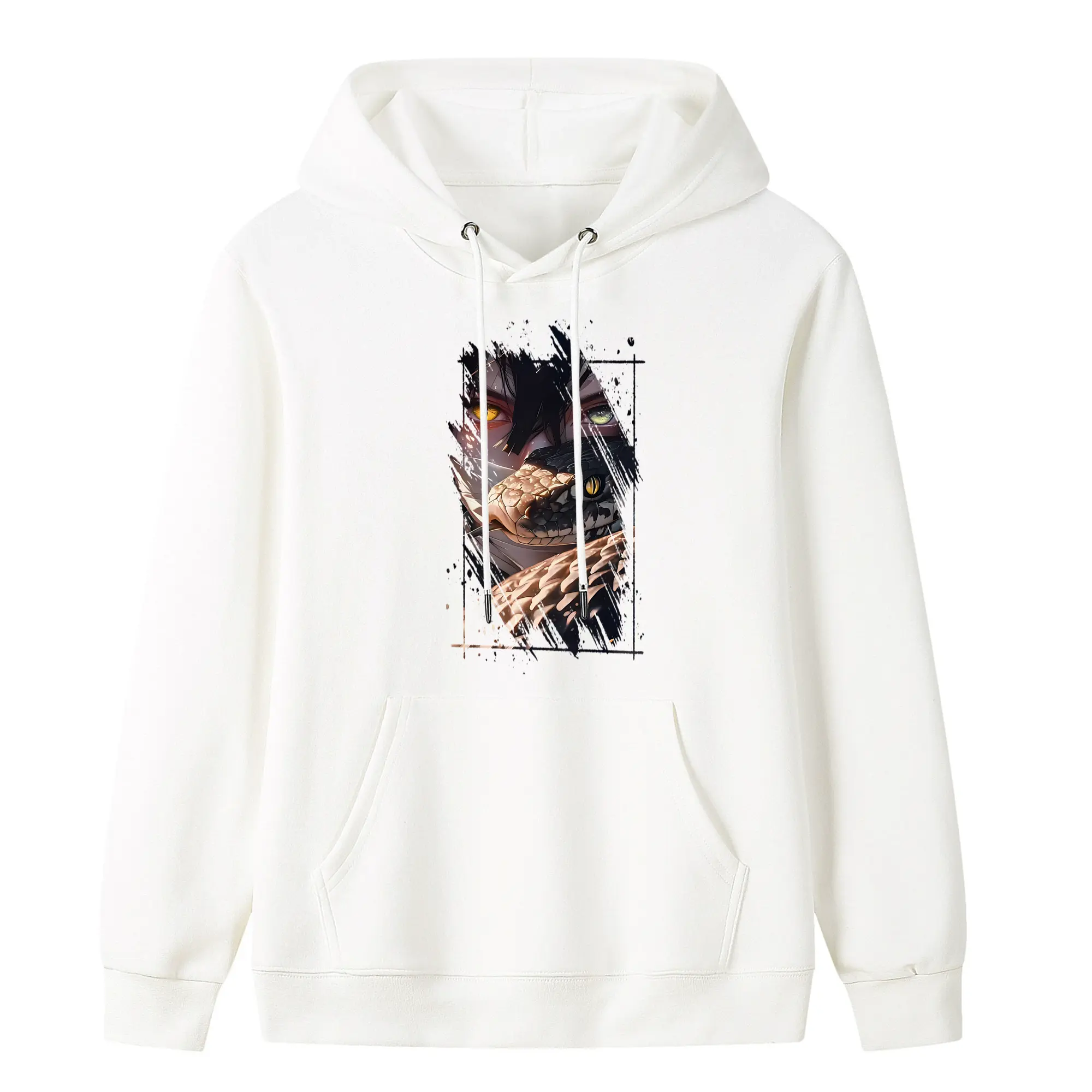 鬼滅の刃 グッズ,伊黒 小芭内 - キッズ フード付きパーカー ・ フロントプリント ・ ポリエステル100％ ・ 快適 通学 スポーツ 日常使い お散歩用