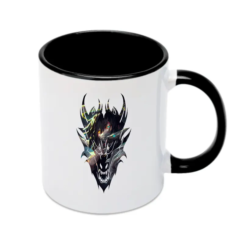 鬼滅の刃 グッズ,伊黒 小芭内 - カラフルマグカップ ・ 陶器 ・ 熱転写プリント ・ 鮮やかデザイン ・ 耐久性 高品質 ・ コーヒー お茶 ギフト用