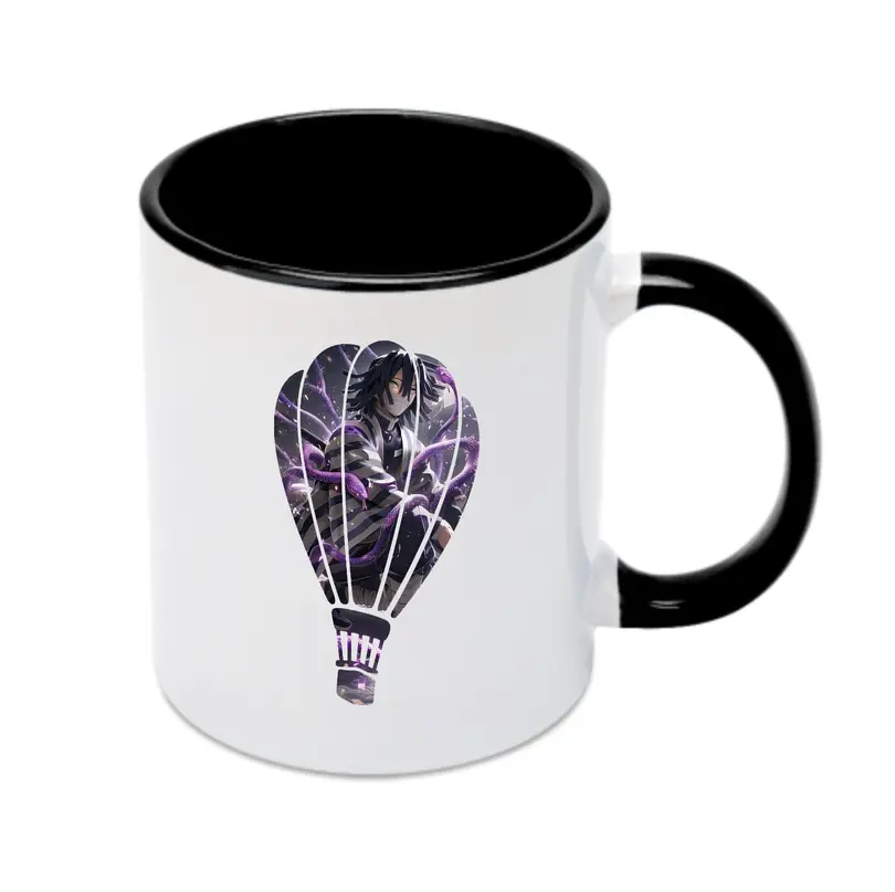 鬼滅の刃 グッズ,伊黒 小芭内 - カラフルマグカップ ・ 陶器 ・ 熱転写プリント ・ 鮮やかデザイン ・ 耐久性 高品質 ・ コーヒー お茶 ギフト用