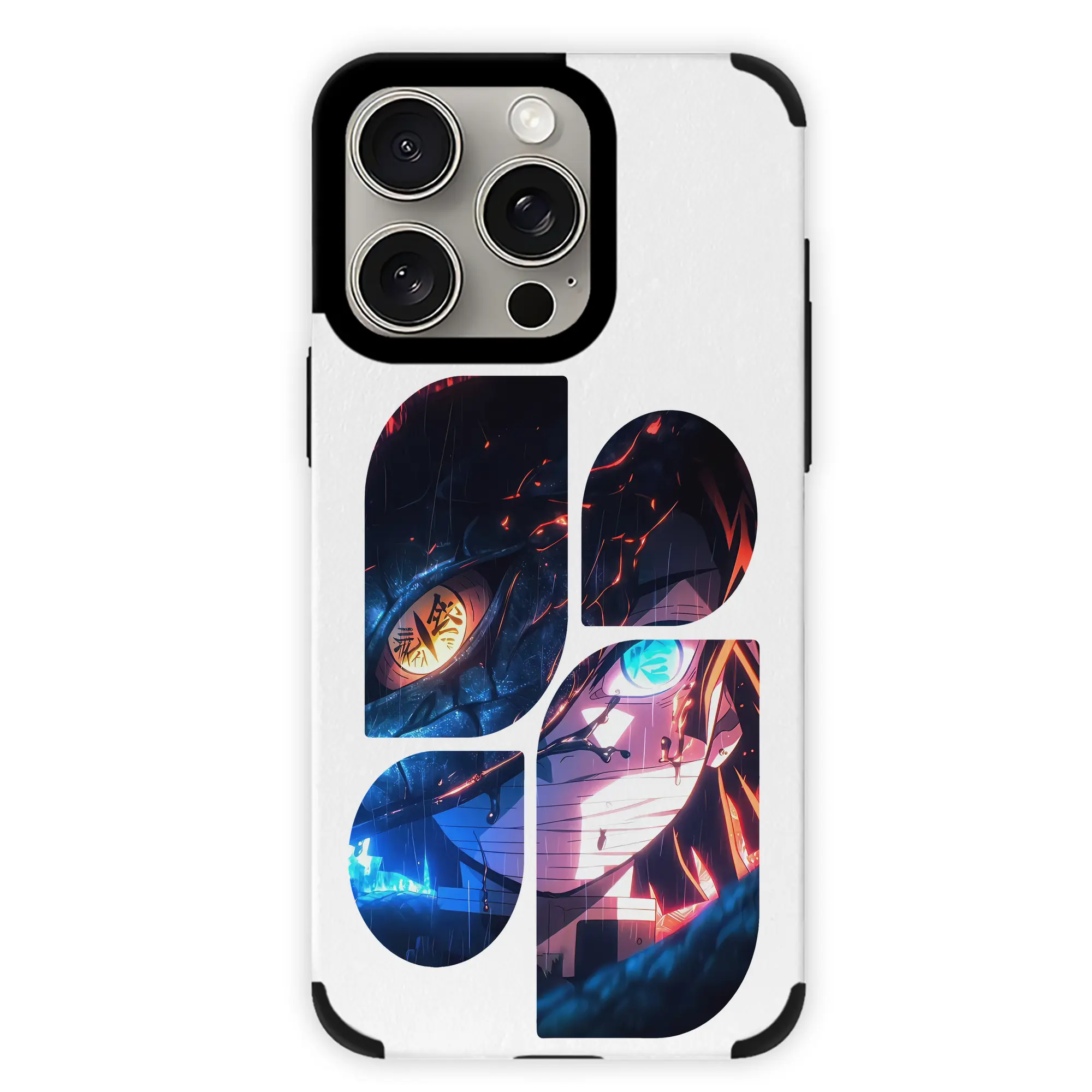 鬼滅の刃 グッズ,伊黒 小芭内 - IPhone15ProMax対応 ・ PUレザースマホケース ・ 耐衝撃 ・ 黄変防止 ・ 360度全面保護 ・ 柔らか手触り ・ 3D立体ボタン