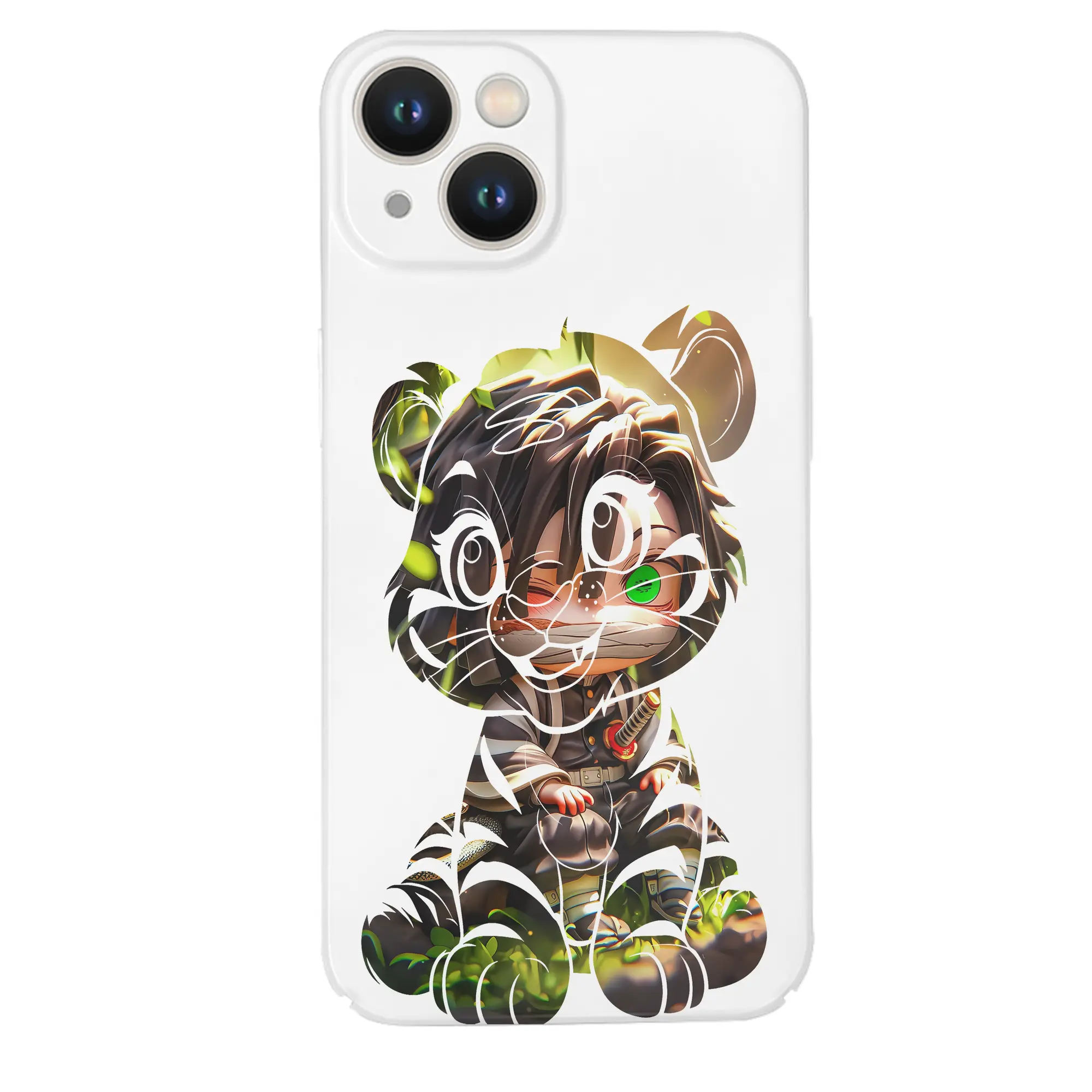 鬼滅の刃 グッズ,伊黒 小芭内 - IPhone 14シリーズ対応 ・ ハードケース ・ 衝撃吸収 ・ 360度密着 ・ カメラ保護 ・ 高品質プラスチック ・ 快適操作