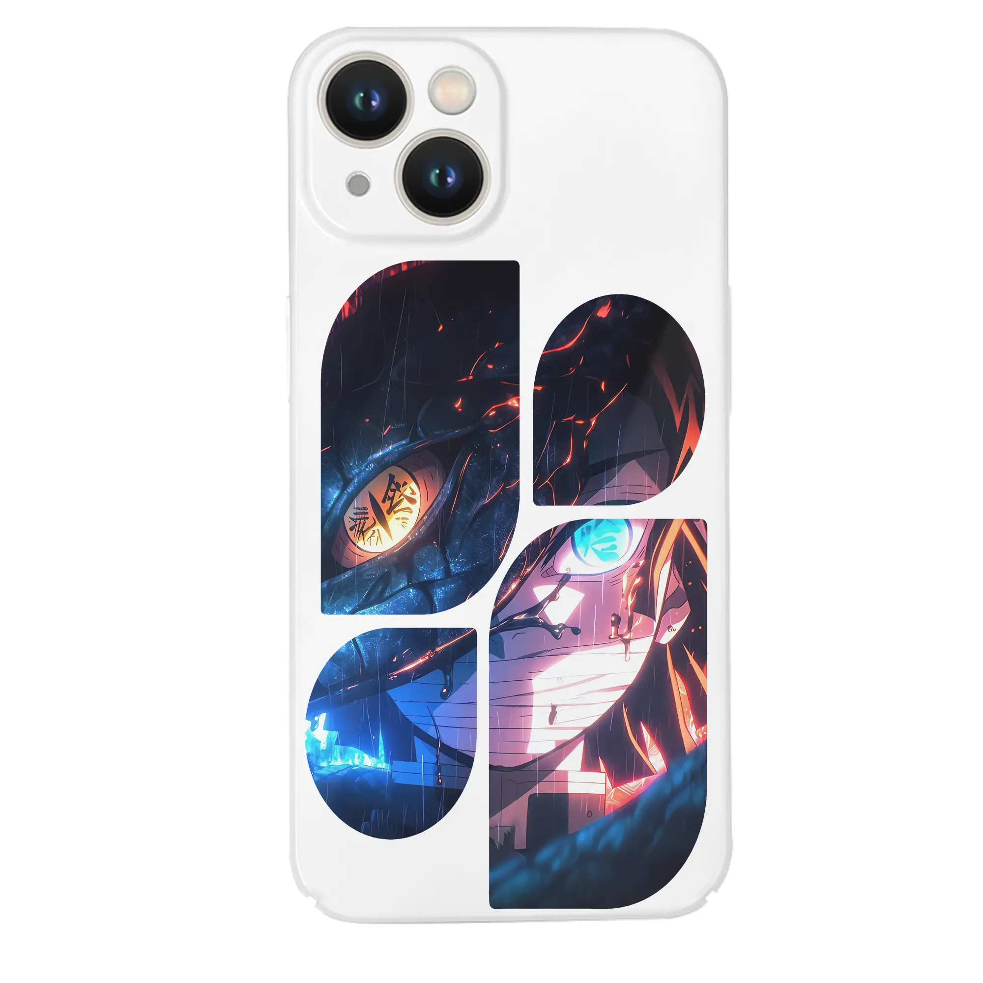 鬼滅の刃 グッズ,伊黒 小芭内 - IPhone 14シリーズ対応 ・ ハードケース ・ 衝撃吸収 ・ 360度密着 ・ カメラ保護 ・ 高品質プラスチック ・ 快適操作