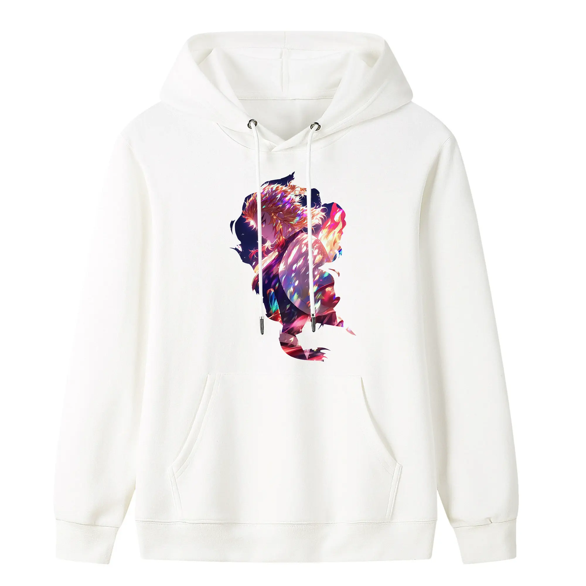 鬼滅の刃 グッズ,煉獄 杏寿郎 - キッズ フード付きパーカー ・ フロントプリント ・ ポリエステル100％ ・ 快適 通学 スポーツ 日常使い お散歩用