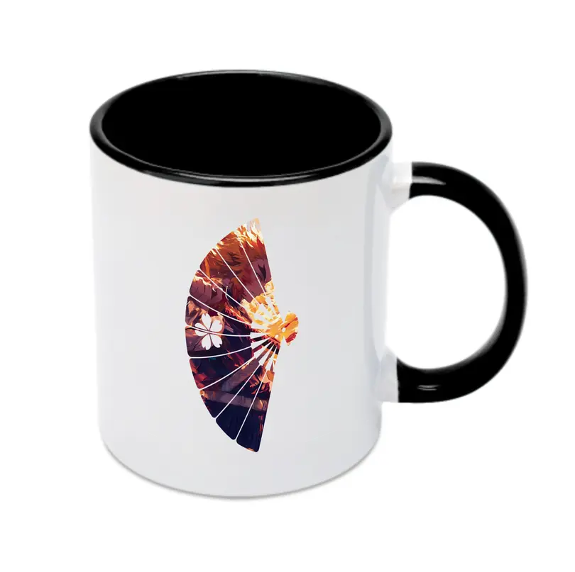 鬼滅の刃 グッズ,煉獄 杏寿郎 - カラフルマグカップ ・ 陶器 ・ 熱転写プリント ・ 鮮やかデザイン ・ 耐久性 高品質 ・ コーヒー お茶 ギフト用