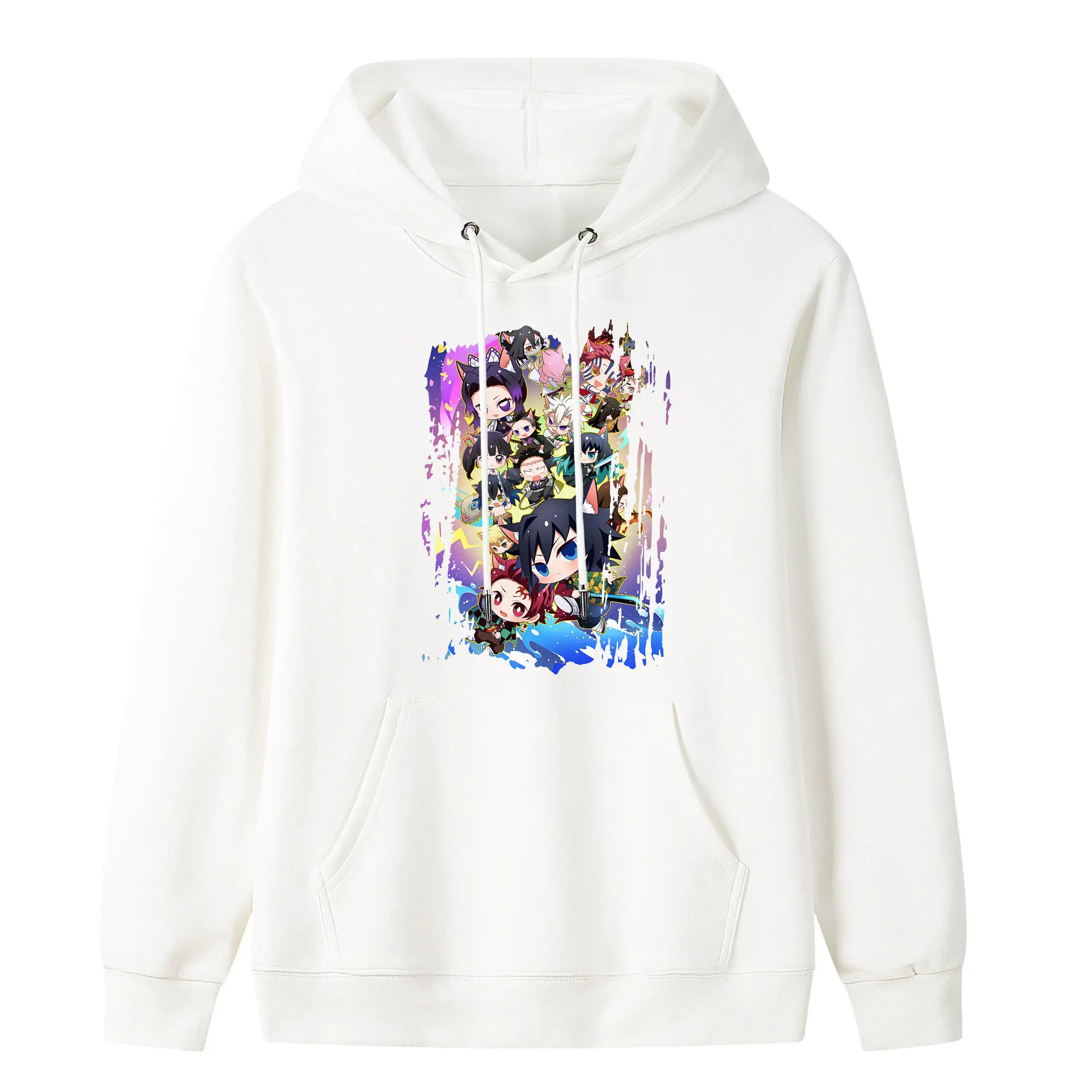 鬼滅の刃 グッズ,胡蝶 しのぶ - キッズ フード付きパーカー ・ フロントプリント ・ ポリエステル100％ ・ 快適 通学 スポーツ 日常使い お散歩用