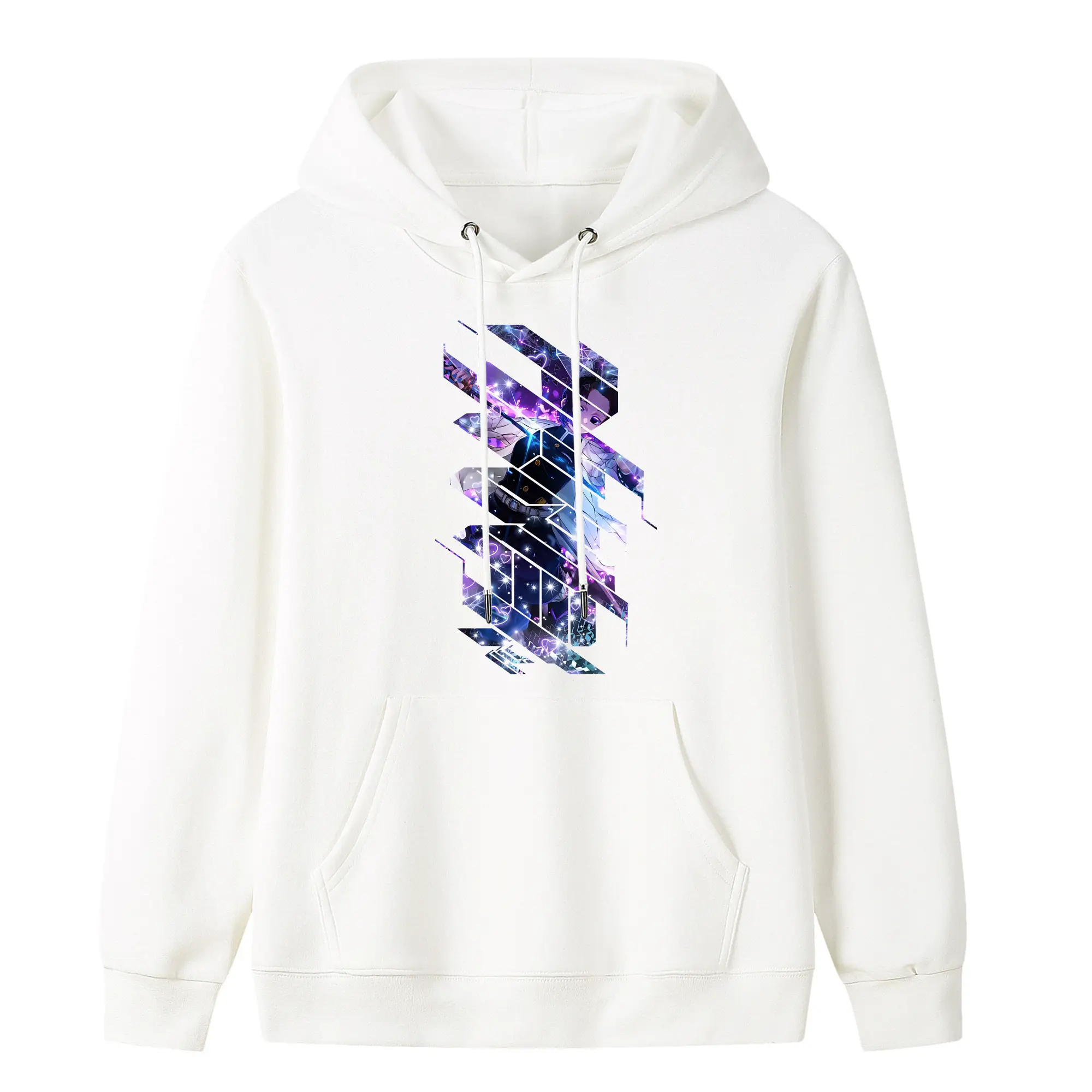 鬼滅の刃 グッズ,胡蝶 しのぶ - キッズ フード付きパーカー ・ フロントプリント ・ ポリエステル100％ ・ 快適 通学 スポーツ 日常使い お散歩用