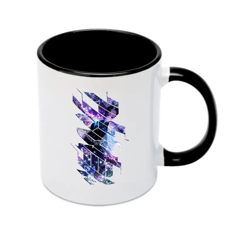 鬼滅の刃 グッズ,胡蝶 しのぶ - カラフルマグカップ ・ 陶器 ・ 熱転写プリント ・ 鮮やかデザイン ・ 耐久性 高品質 ・ コーヒー お茶 ギフト用