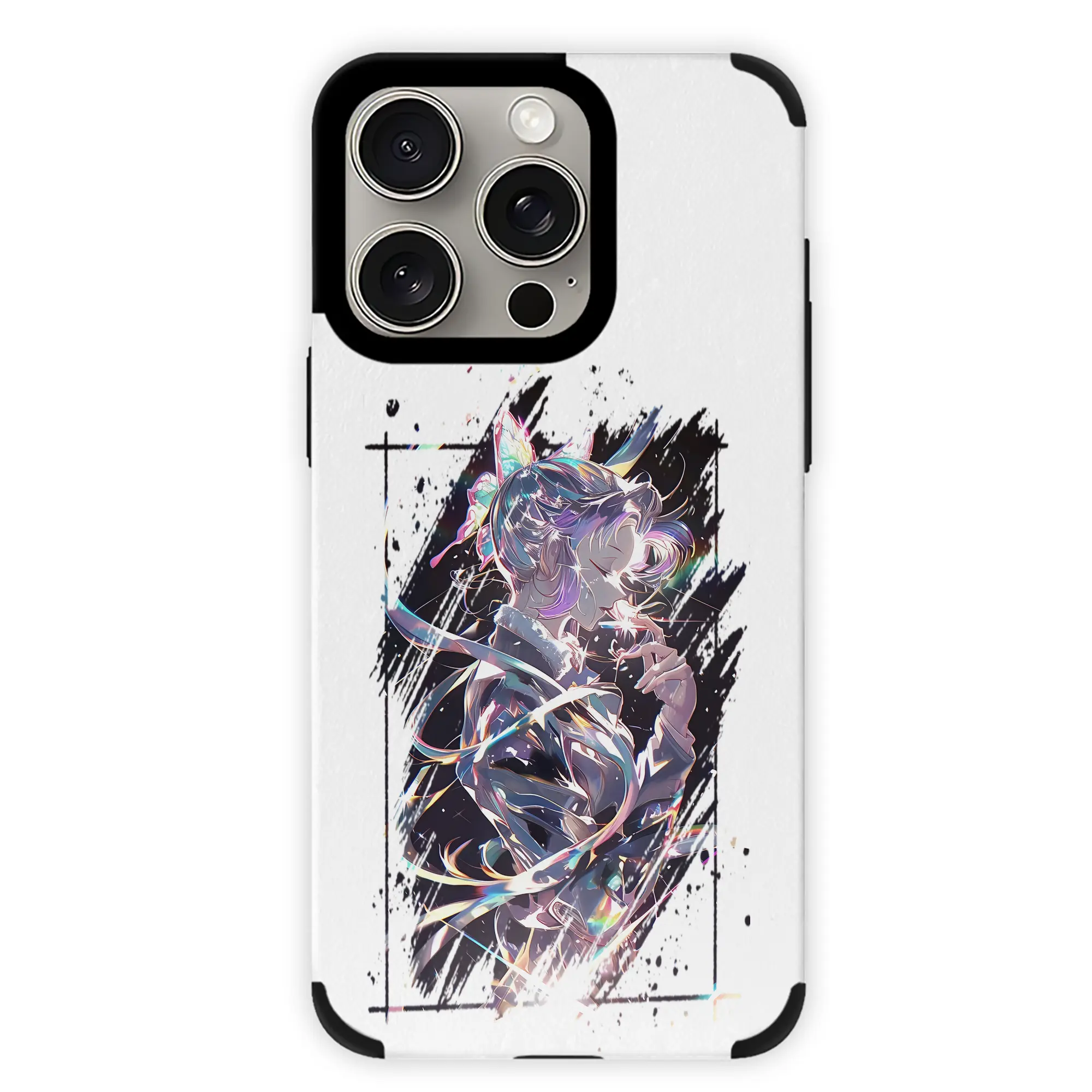 鬼滅の刃 グッズ,胡蝶 しのぶ - IPhone15ProMax対応 ・ PUレザースマホケース ・ 耐衝撃 ・ 黄変防止 ・ 360度全面保護 ・ 柔らか手触り ・ 3D立体ボタン