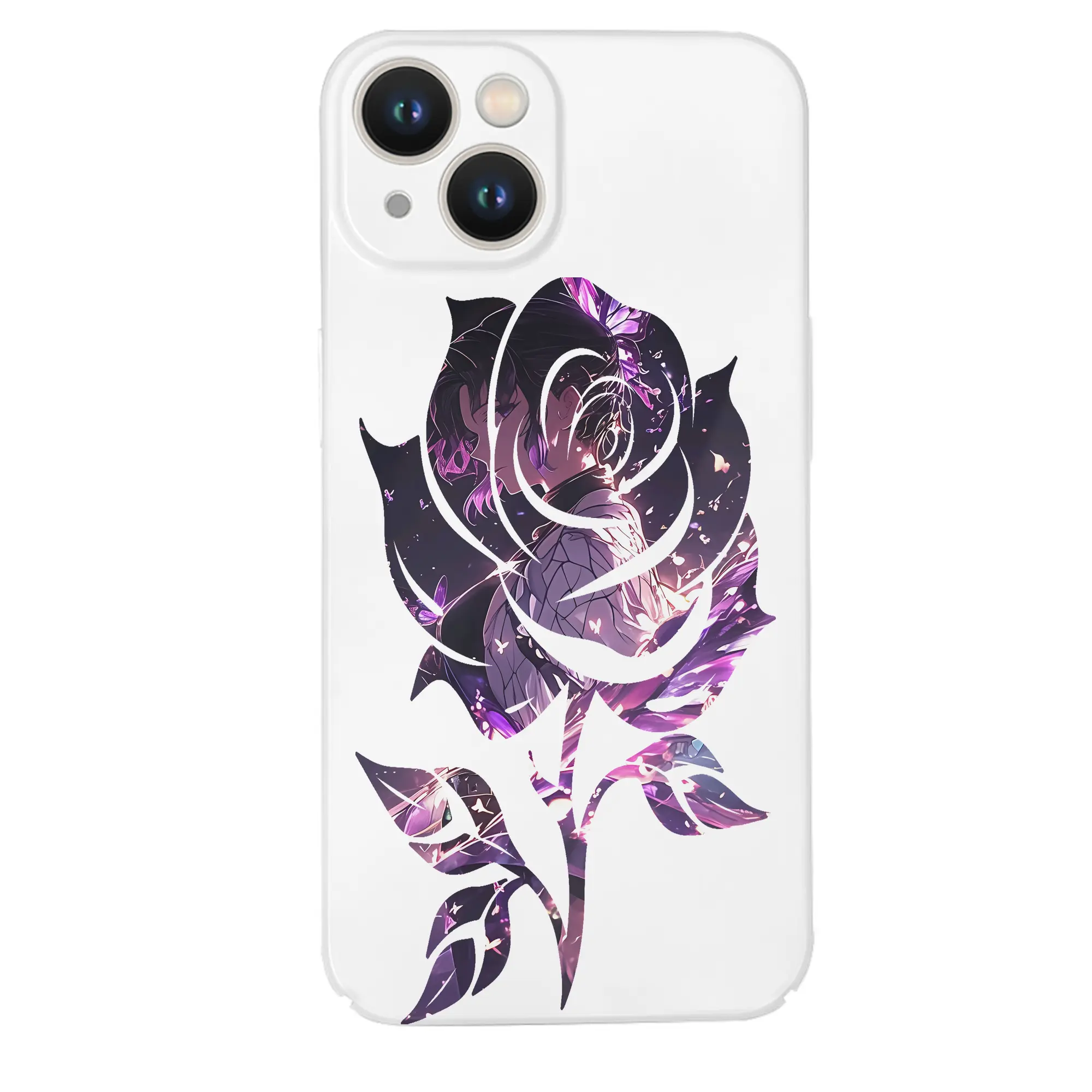 鬼滅の刃 グッズ,胡蝶 しのぶ - IPhone 14シリーズ対応 ・ ハードケース ・ 衝撃吸収 ・ 360度密着 ・ カメラ保護 ・ 高品質プラスチック ・ 快適操作