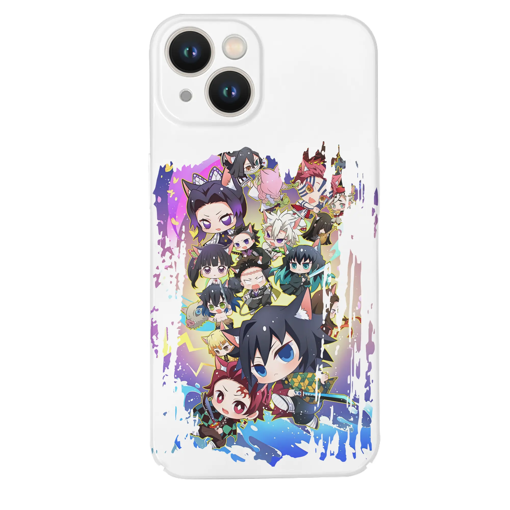 鬼滅の刃 グッズ,胡蝶 しのぶ - IPhone 14シリーズ対応 ・ ハードケース ・ 衝撃吸収 ・ 360度密着 ・ カメラ保護 ・ 高品質プラスチック ・ 快適操作