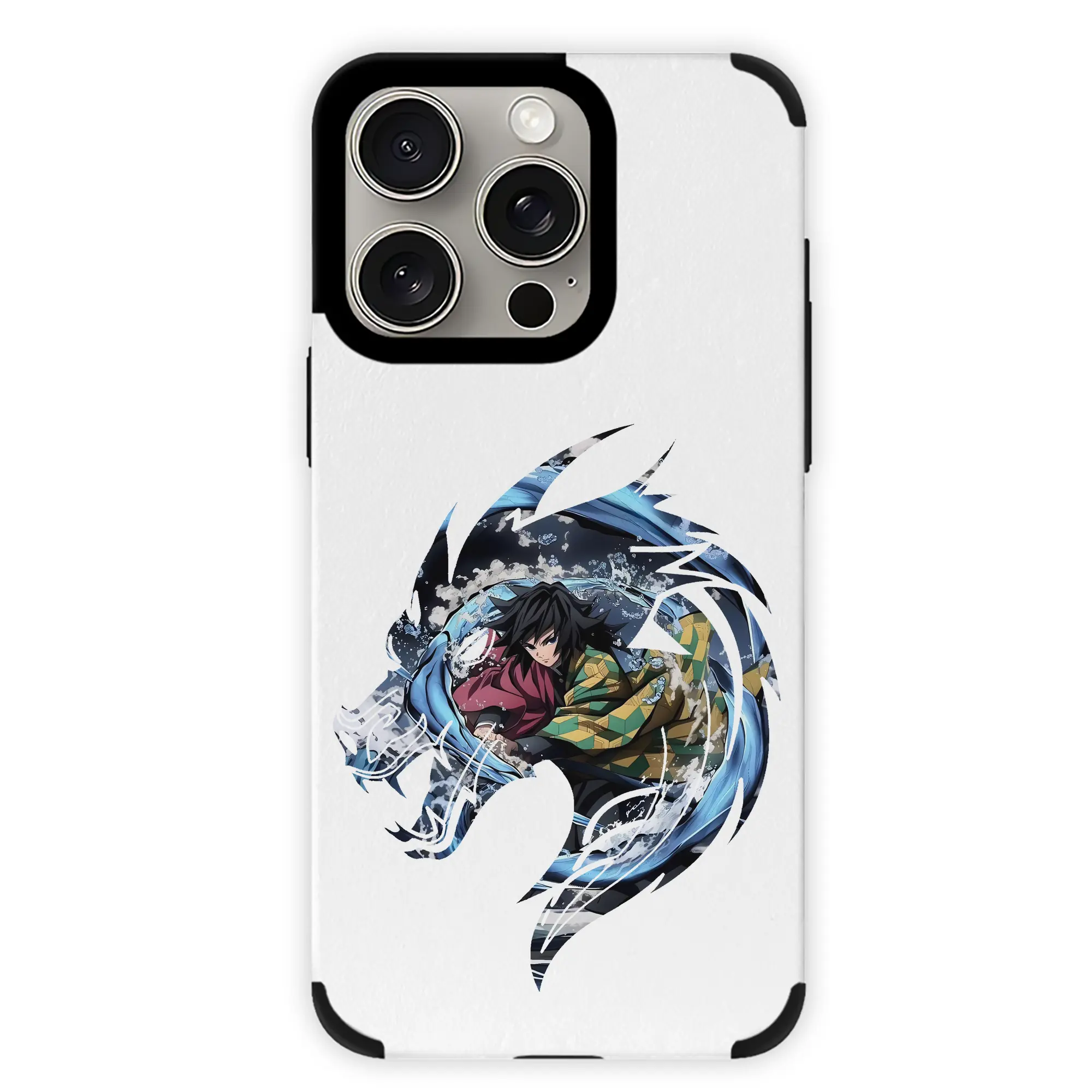 鬼滅の刃 グッズ,冨岡 義勇 - IPhone15ProMax対応 ・ PUレザースマホケース ・ 耐衝撃 ・ 黄変防止 ・ 360度全面保護 ・ 柔らか手触り ・ 3D立体ボタン