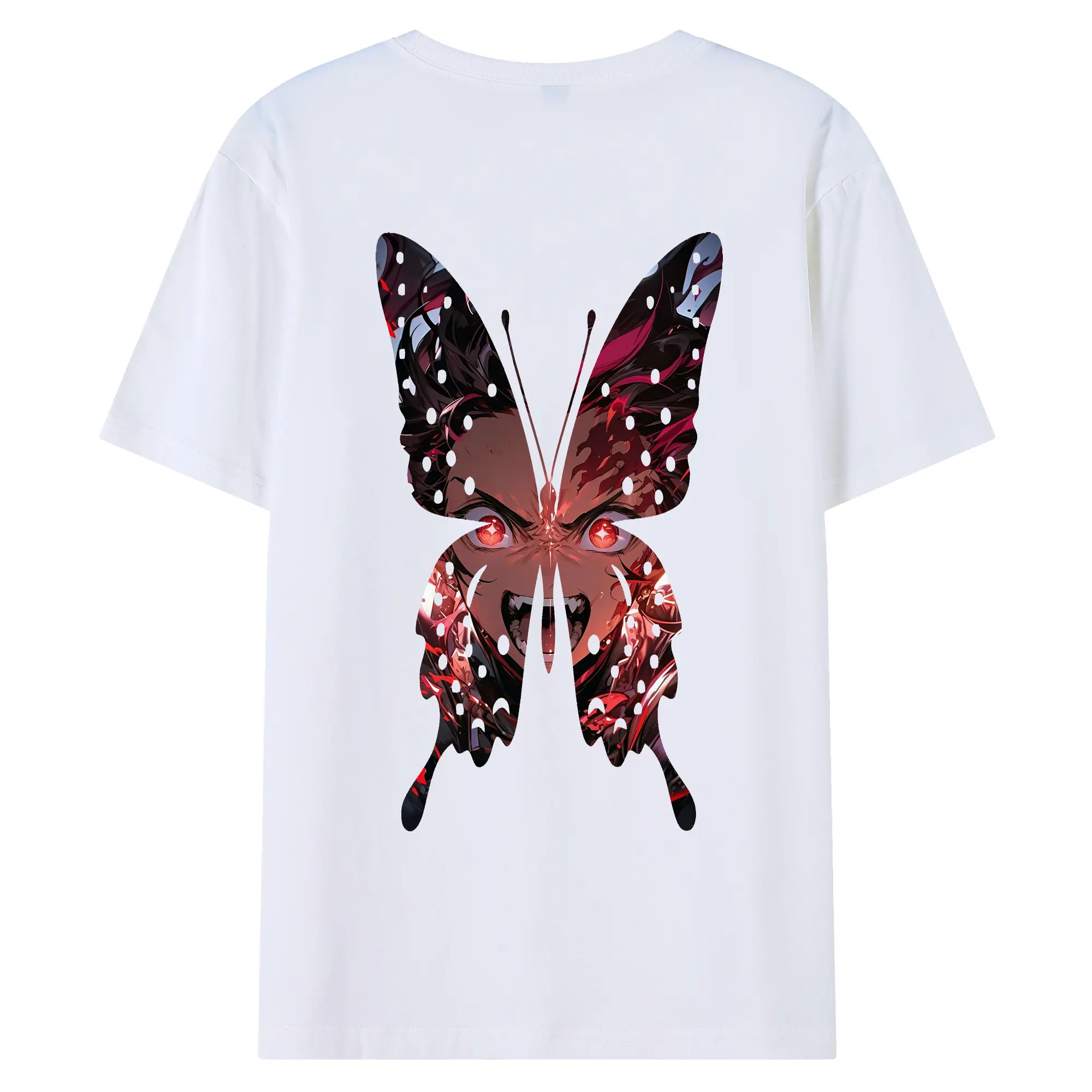 鬼滅の刃 グッズ,竈門 炭治郎 - 綿100％ 半袖Tシャツ ・ バックプリント ・ 快適 通気性 ・ 日常使い 散歩 スポーツ用