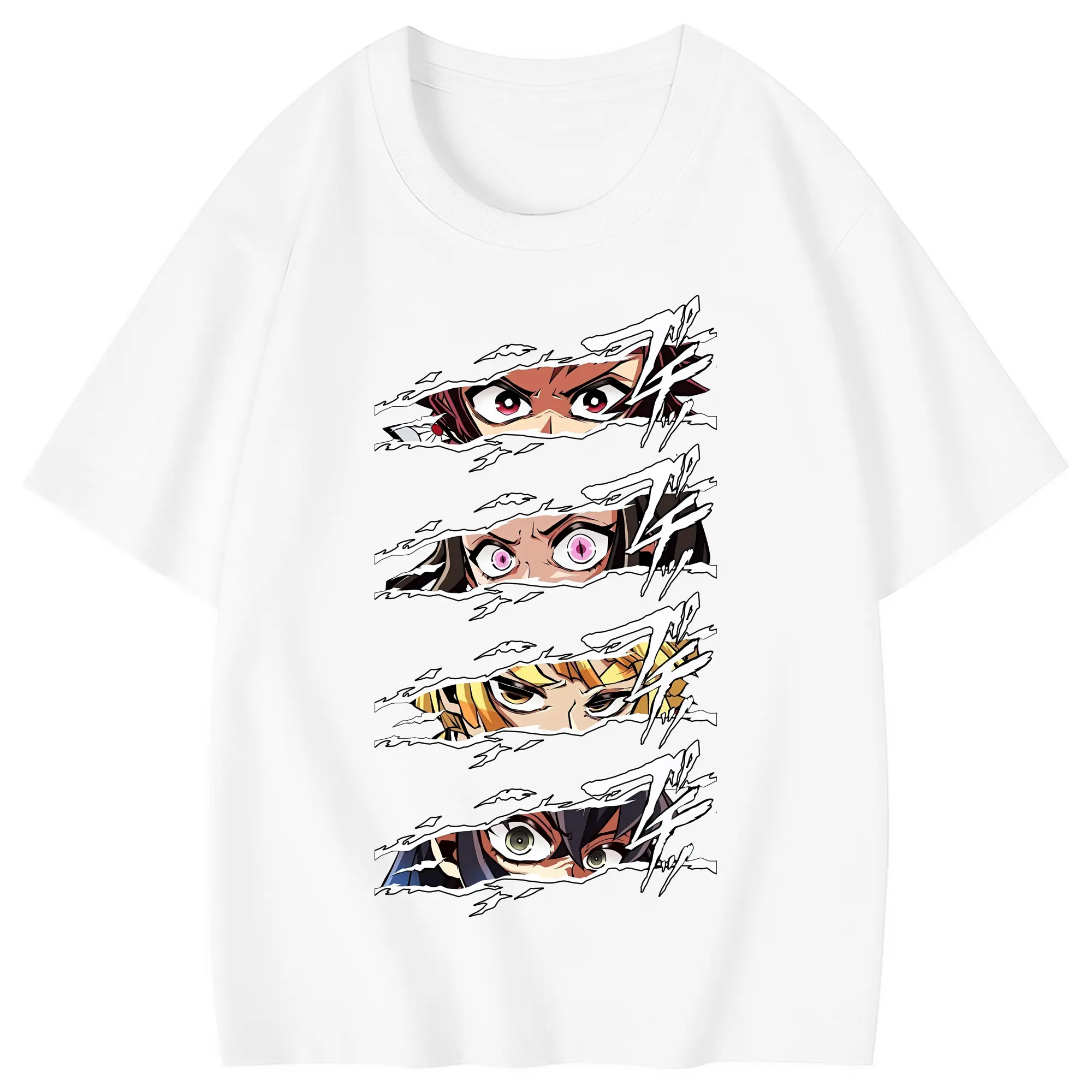 鬼滅の刃 グッズ,竈門 炭治郎 - 綿100％ キッズTシャツ ・ フロントプリント ・ 快適 通気性 ・ スポーツ カジュアル 散歩用