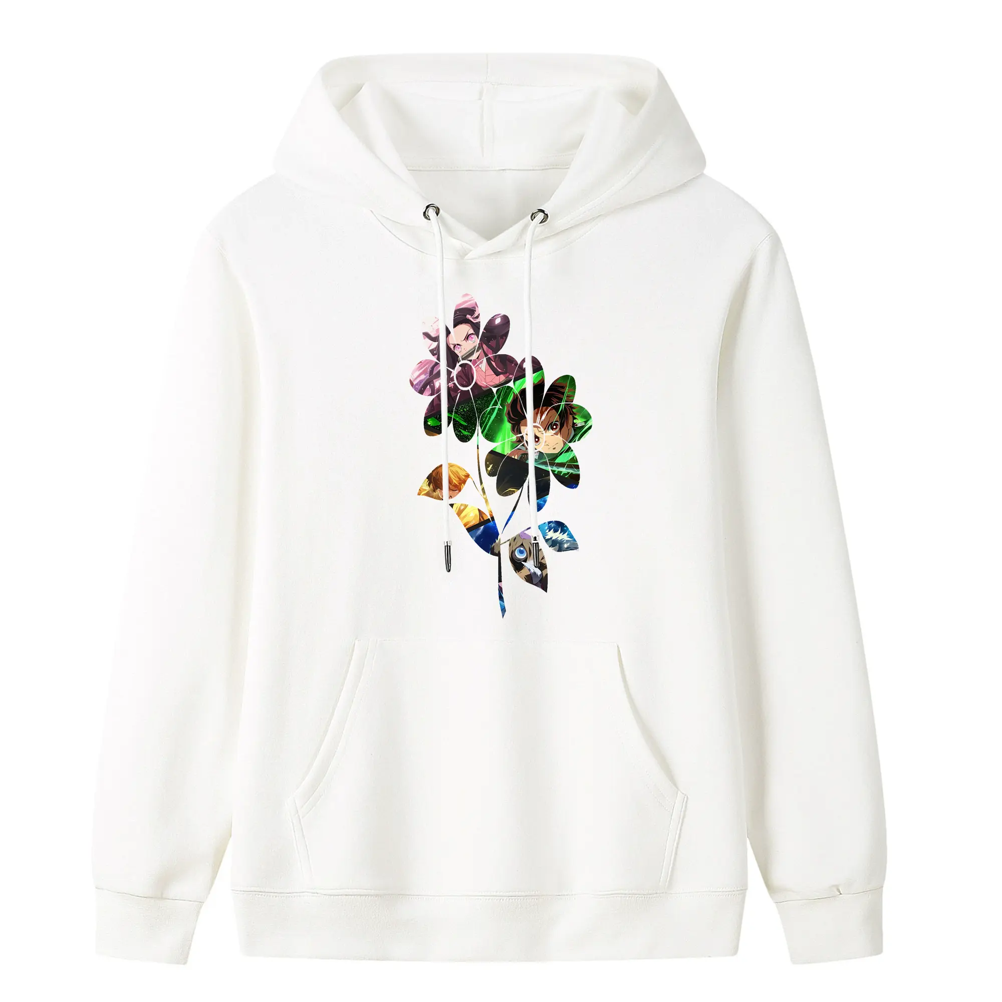 鬼滅の刃 グッズ,竈門 炭治郎 - キッズ フード付きパーカー ・ フロントプリント ・ ポリエステル100％ ・ 快適 通学 スポーツ 日常使い お散歩用