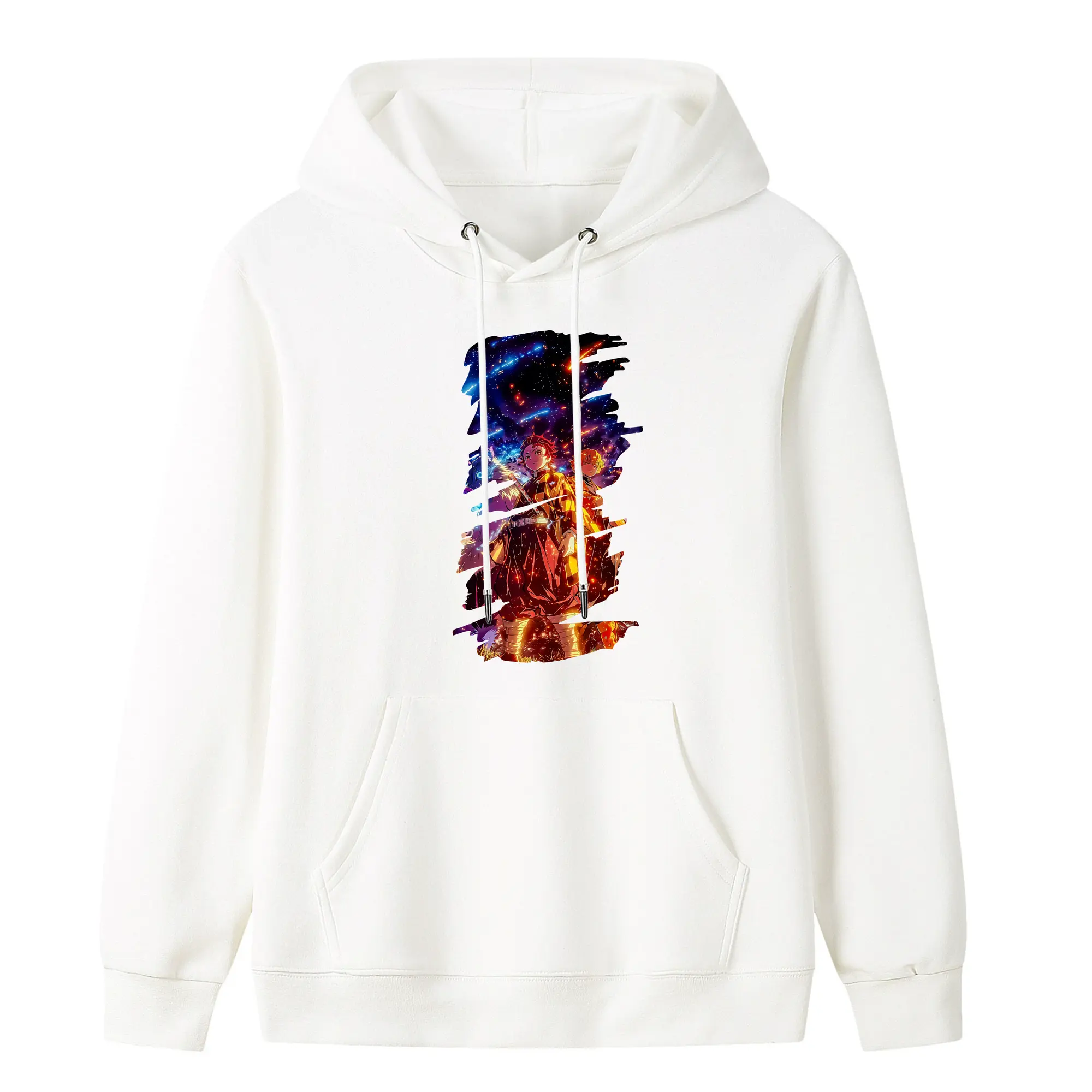 鬼滅の刃 グッズ,竈門 炭治郎 - キッズ フード付きパーカー ・ フロントプリント ・ ポリエステル100％ ・ 快適 通学 スポーツ 日常使い お散歩用