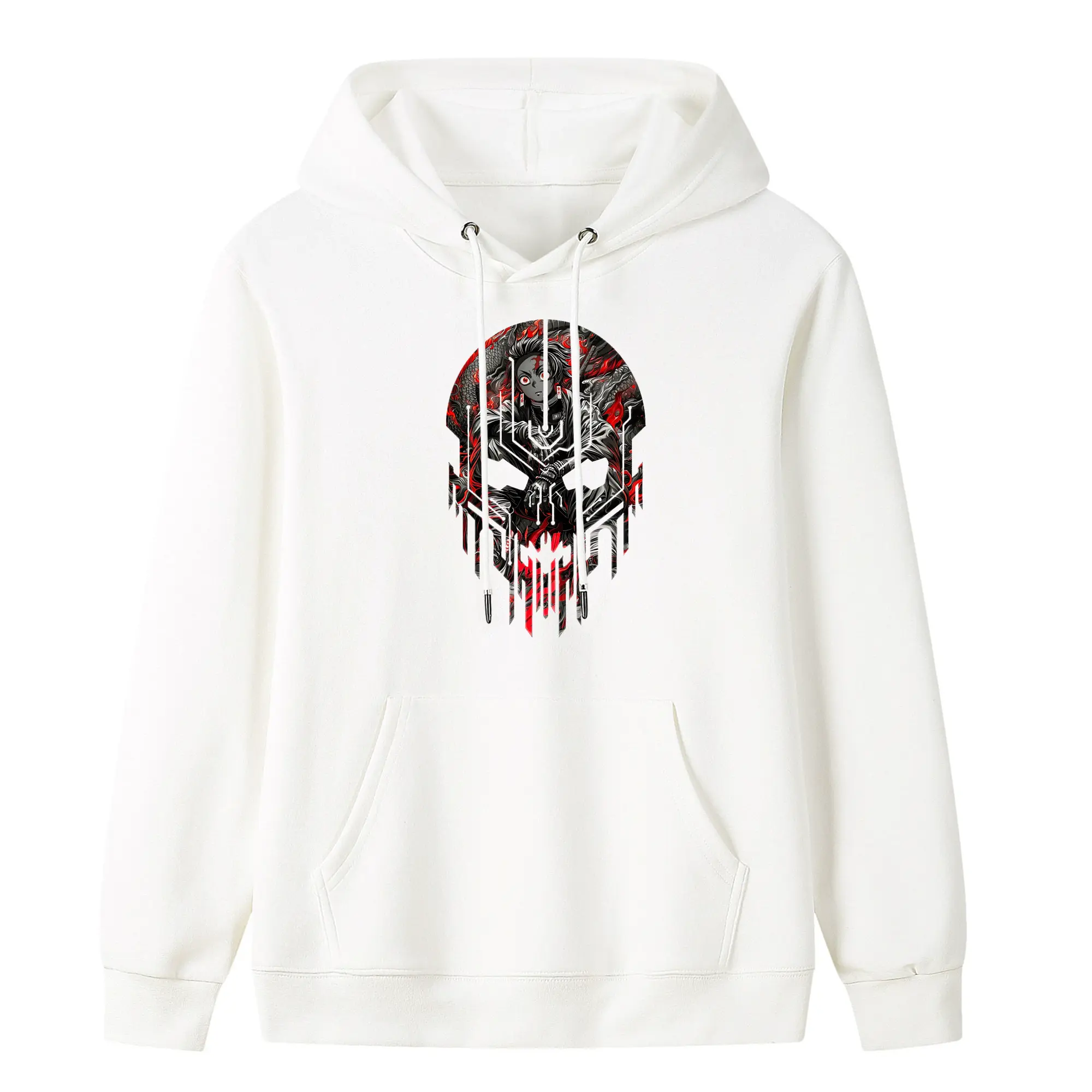 鬼滅の刃 グッズ,竈門 炭治郎 - キッズ フード付きパーカー ・ フロントプリント ・ ポリエステル100％ ・ 快適 通学 スポーツ 日常使い お散歩用