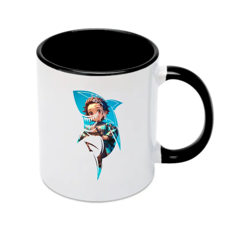 鬼滅の刃 グッズ,竈門 炭治郎 - カラフルマグカップ ・ 陶器 ・ 熱転写プリント ・ 鮮やかデザイン ・ 耐久性 高品質 ・ コーヒー お茶 ギフト用