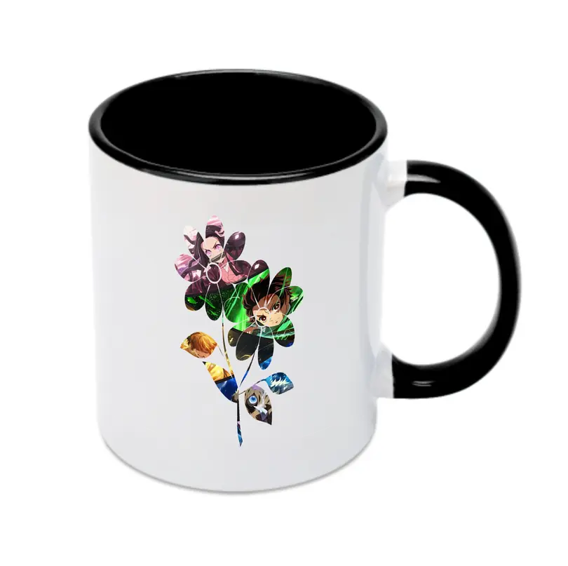 鬼滅の刃 グッズ,竈門 炭治郎 - カラフルマグカップ ・ 陶器 ・ 熱転写プリント ・ 鮮やかデザイン ・ 耐久性 高品質 ・ コーヒー お茶 ギフト用