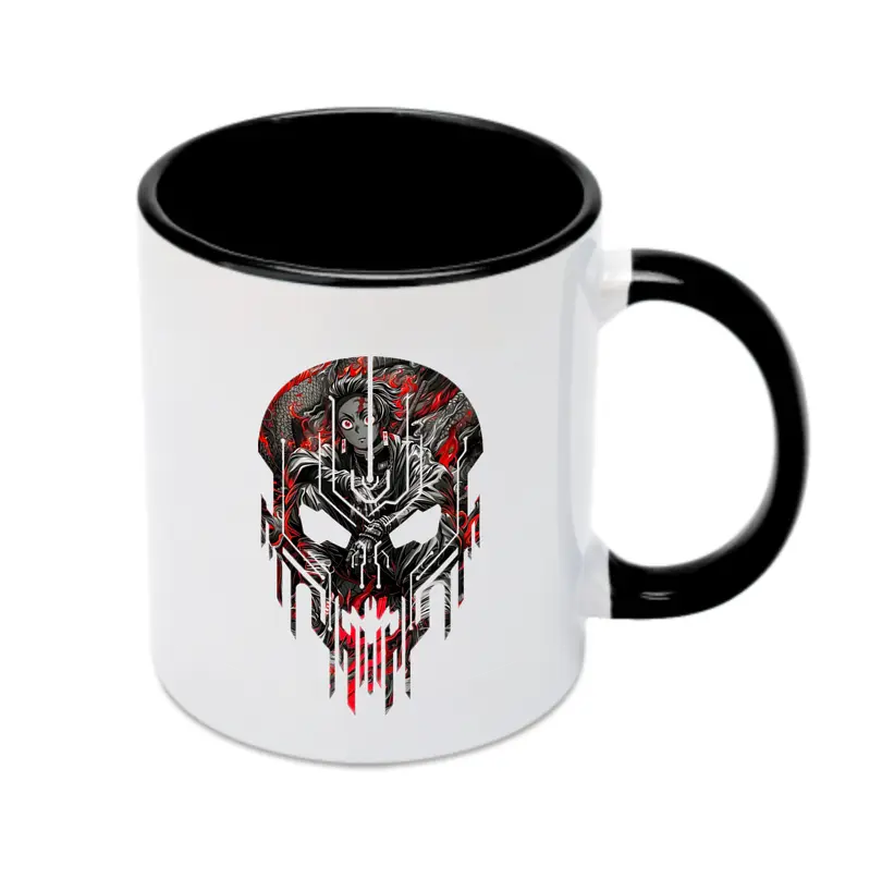 鬼滅の刃 グッズ,竈門 炭治郎 - カラフルマグカップ ・ 陶器 ・ 熱転写プリント ・ 鮮やかデザイン ・ 耐久性 高品質 ・ コーヒー お茶 ギフト用