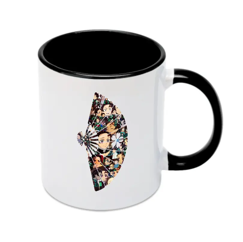 鬼滅の刃 グッズ,竈門 炭治郎 - カラフルマグカップ ・ 陶器 ・ 熱転写プリント ・ 鮮やかデザイン ・ 耐久性 高品質 ・ コーヒー お茶 ギフト用