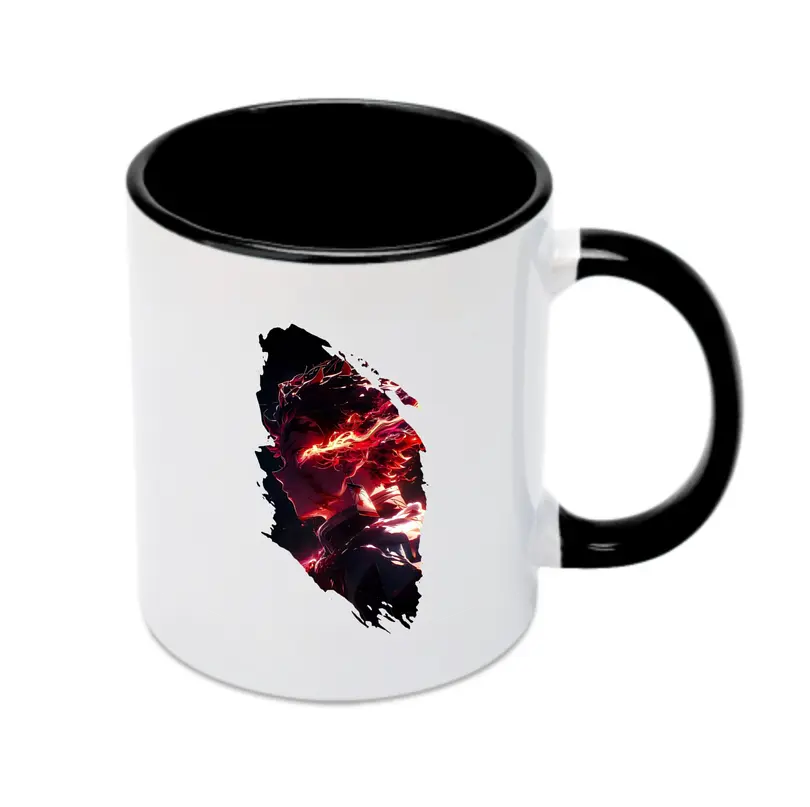 鬼滅の刃 グッズ,竈門 炭治郎 - カラフルマグカップ ・ 陶器 ・ 熱転写プリント ・ 鮮やかデザイン ・ 耐久性 高品質 ・ コーヒー お茶 ギフト用