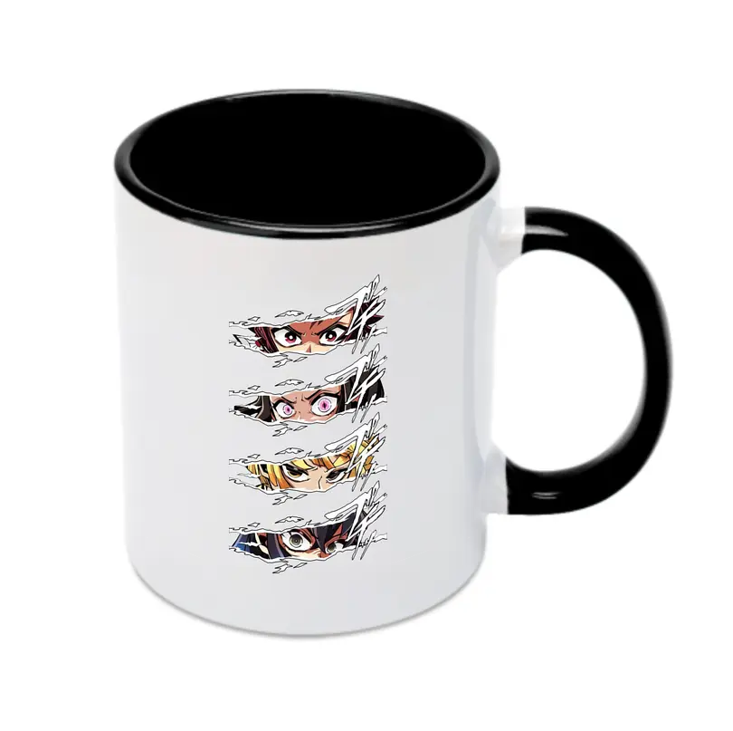 鬼滅の刃 グッズ,竈門 炭治郎 - カラフルマグカップ ・ 陶器 ・ 熱転写プリント ・ 鮮やかデザイン ・ 耐久性 高品質 ・ コーヒー お茶 ギフト用