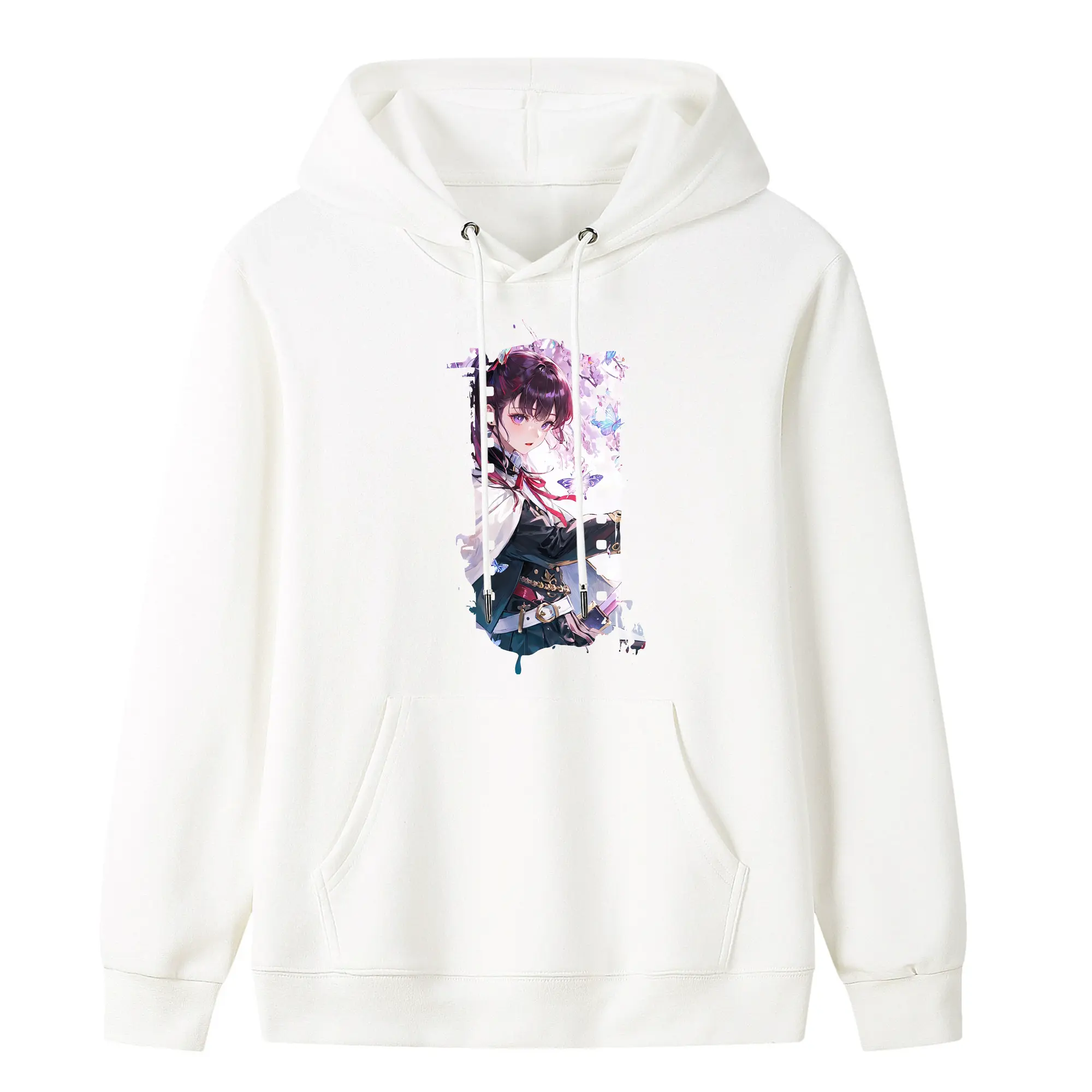 鬼滅の刃 グッズ,栗花落 カナヲ - キッズ フード付きパーカー ・ フロントプリント ・ ポリエステル100％ ・ 快適 通学 スポーツ 日常使い お散歩用