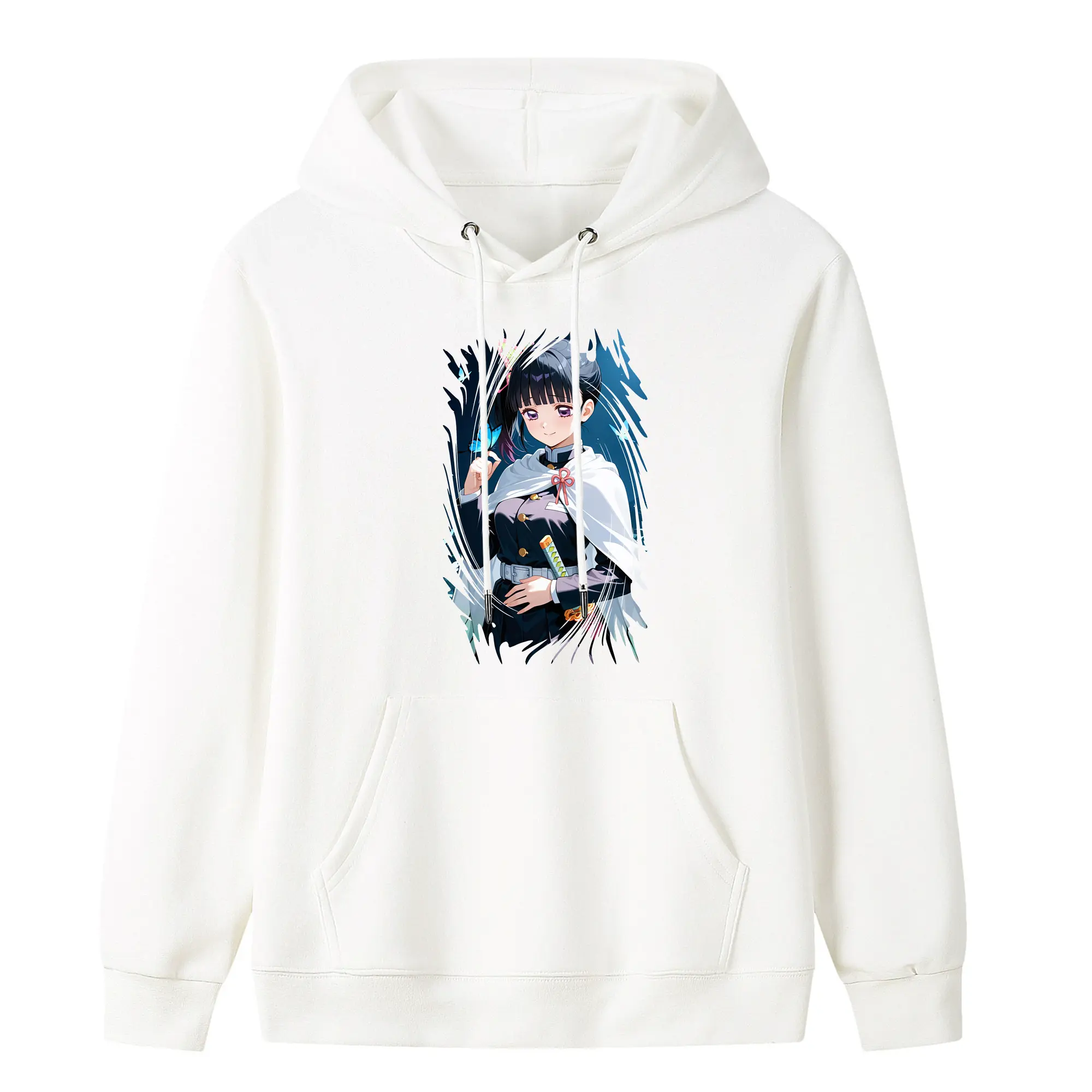 鬼滅の刃 グッズ,栗花落 カナヲ - キッズ フード付きパーカー ・ フロントプリント ・ ポリエステル100％ ・ 快適 通学 スポーツ 日常使い お散歩用