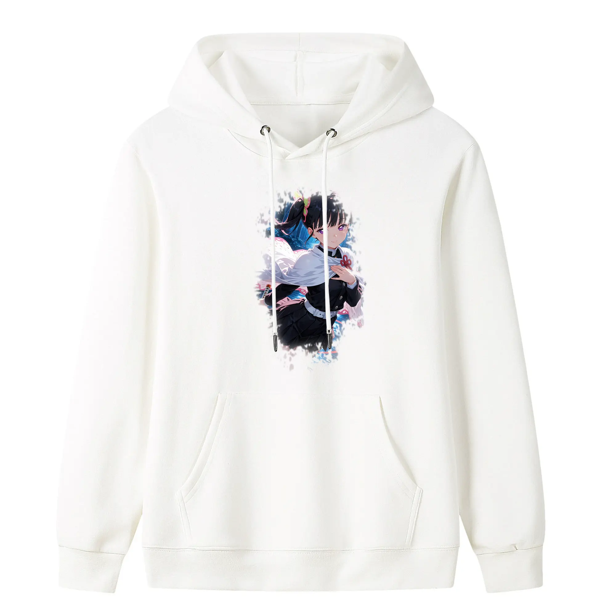 鬼滅の刃 グッズ,栗花落 カナヲ - キッズ フード付きパーカー ・ フロントプリント ・ ポリエステル100％ ・ 快適 通学 スポーツ 日常使い お散歩用