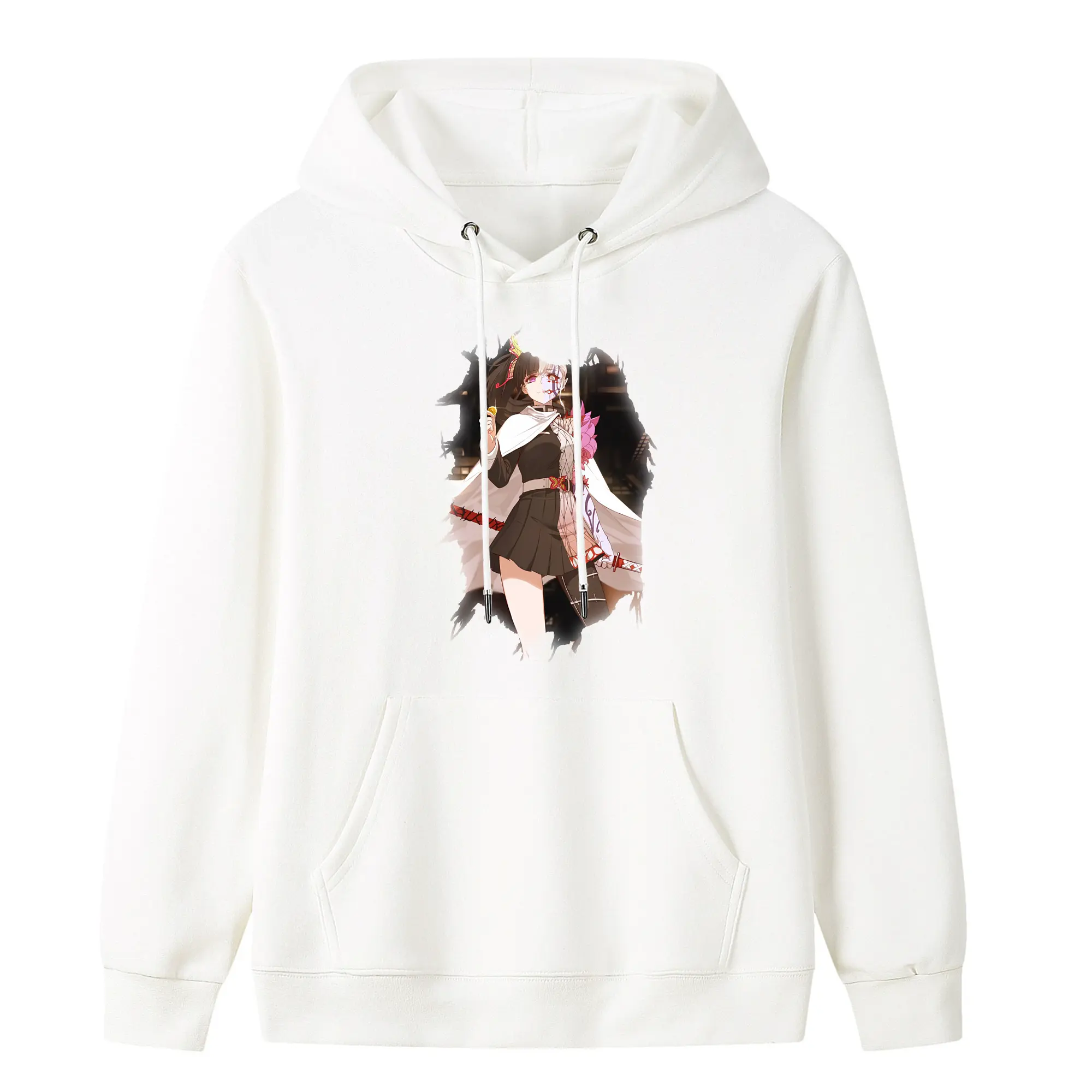 鬼滅の刃 グッズ,栗花落 カナヲ - キッズ フード付きパーカー ・ フロントプリント ・ ポリエステル100％ ・ 快適 通学 スポーツ 日常使い お散歩用