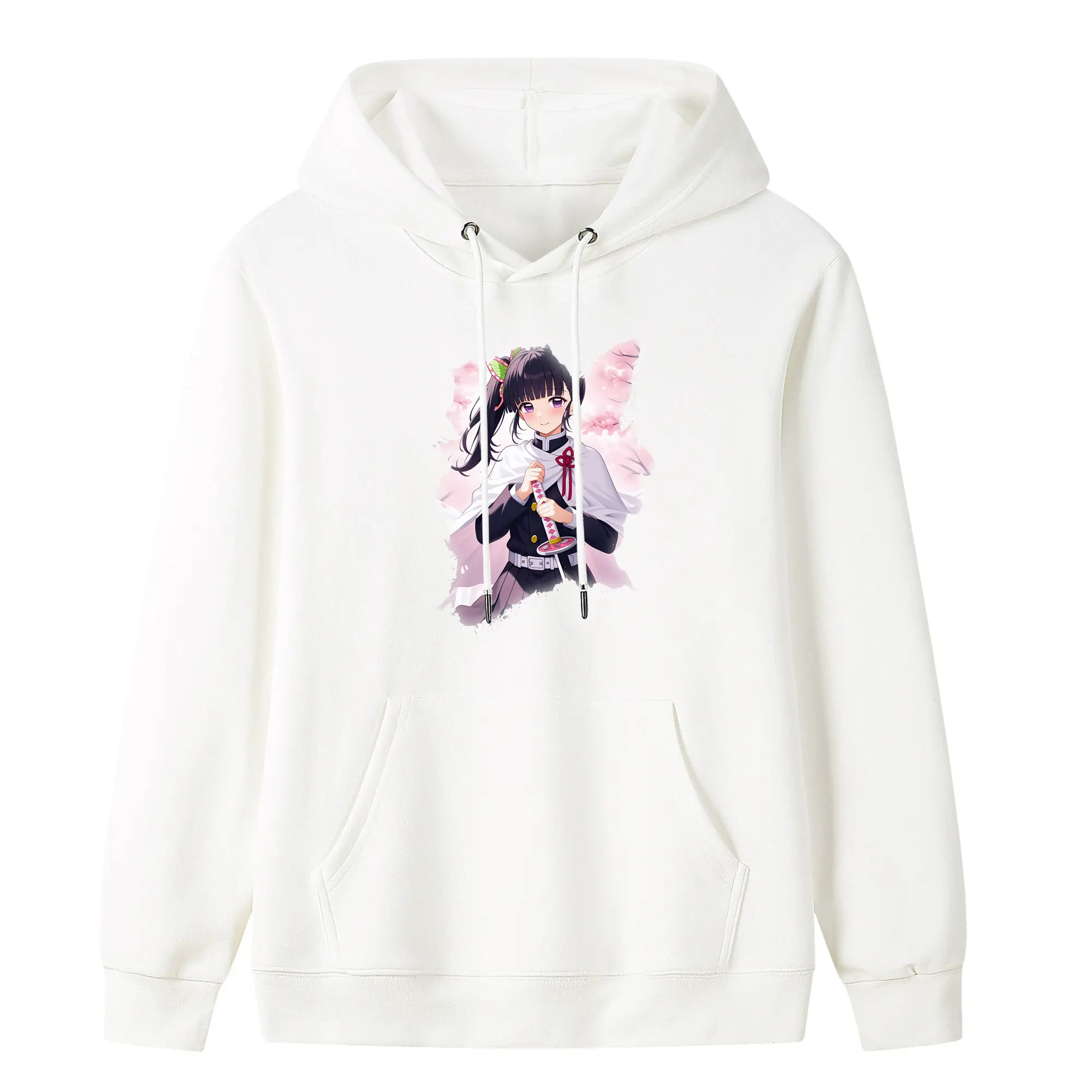 鬼滅の刃 グッズ,栗花落 カナヲ - キッズ フード付きパーカー ・ フロントプリント ・ ポリエステル100％ ・ 快適 通学 スポーツ 日常使い お散歩用