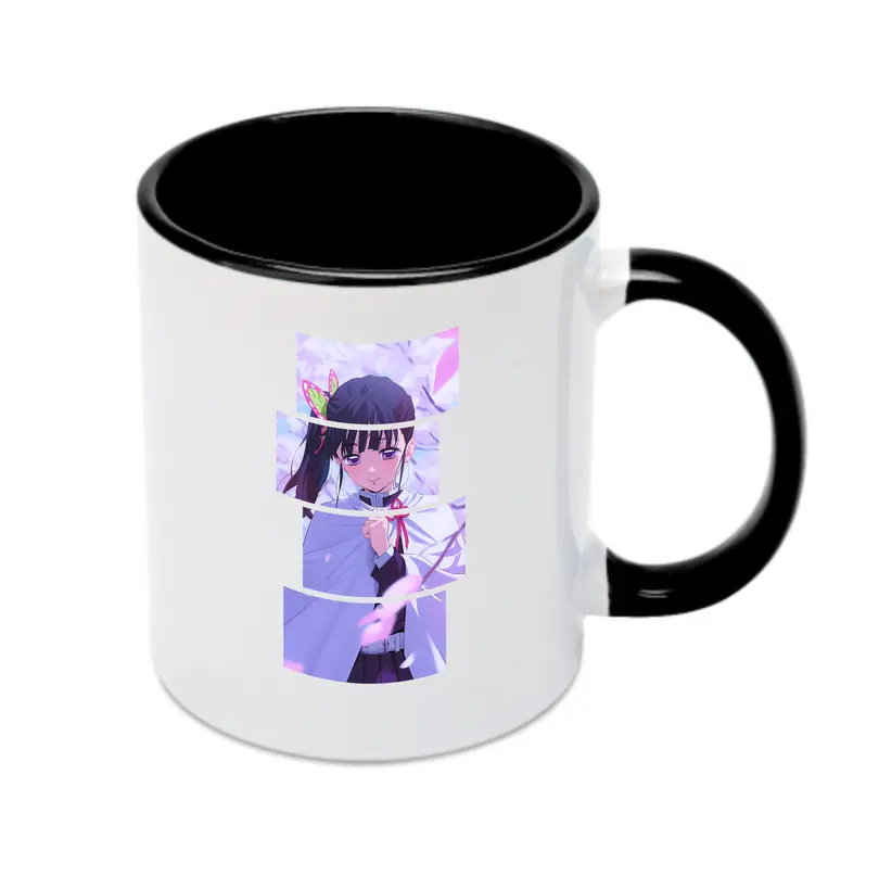 鬼滅の刃 グッズ,栗花落 カナヲ - カラフルマグカップ ・ 陶器 ・ 熱転写プリント ・ 鮮やかデザイン ・ 耐久性 高品質 ・ コーヒー お茶 ギフト用